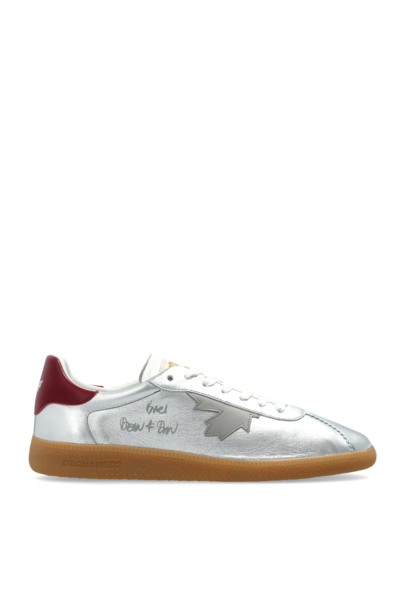 Dsquared2 Buty Sportowe `Rebel`, Mężczyźni, Srebrny