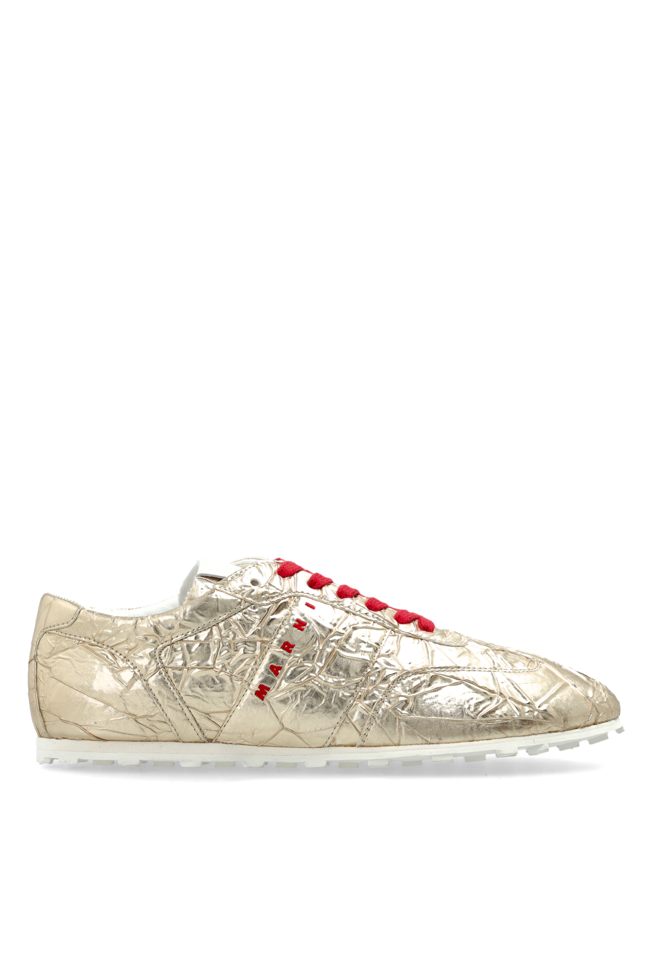 Marni Buty Sportowe Z Logo, Kobiety, Złoty