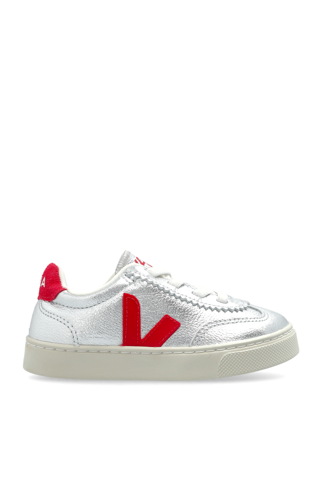 Veja Kids Buty Sportowe `SMALL VOLLEY O.T. LEATHER`, Unisex, Srebrny