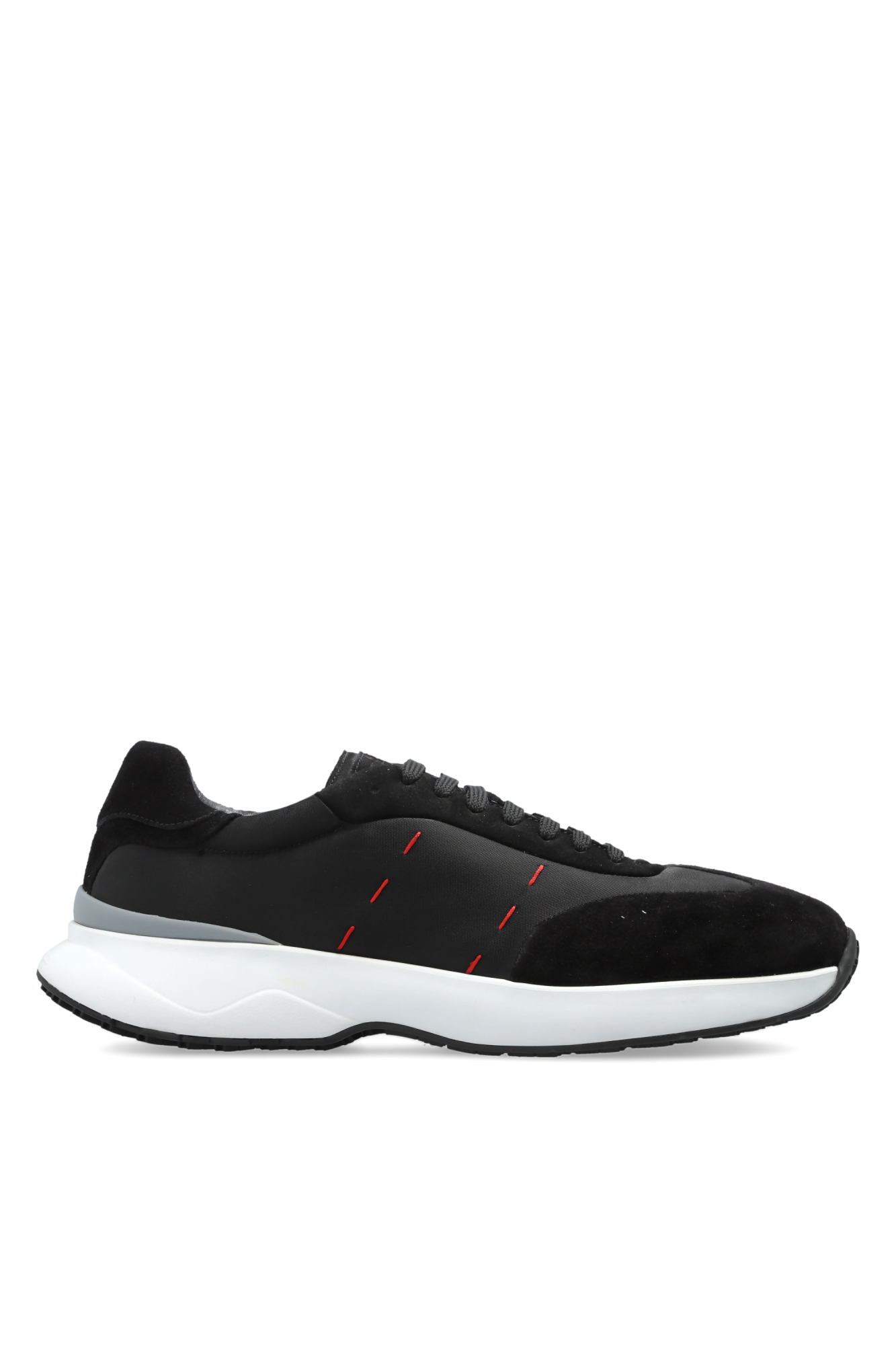 Kiton Buty Sportowe Z Logo, Mężczyźni, Czarny
