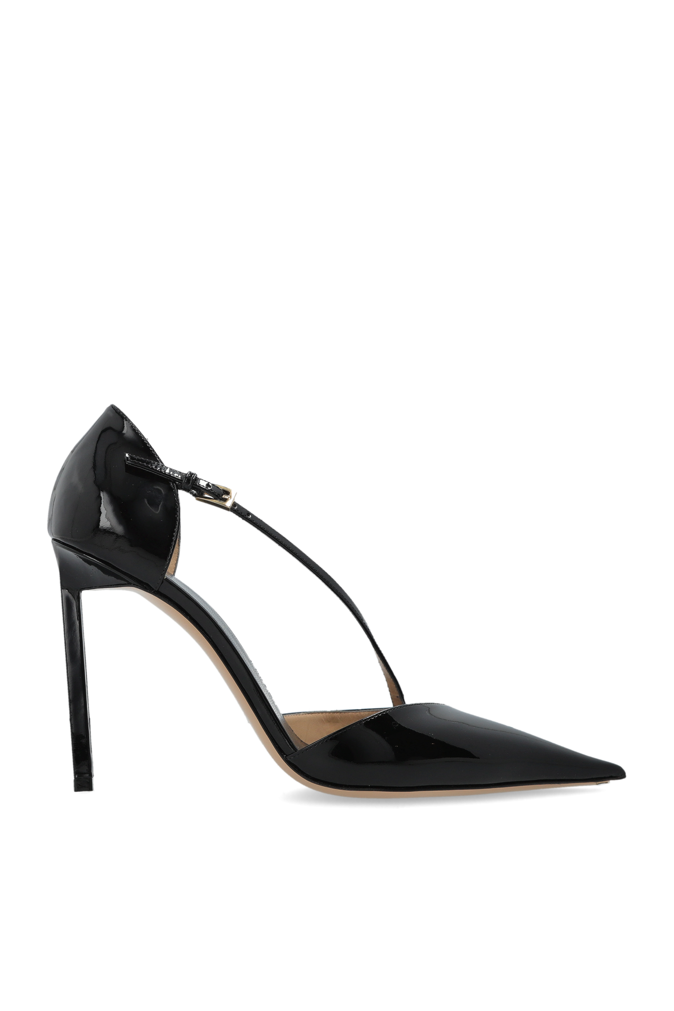 Tom Ford Skórzane Buty Na Obcasie, Kobiety, Czarny