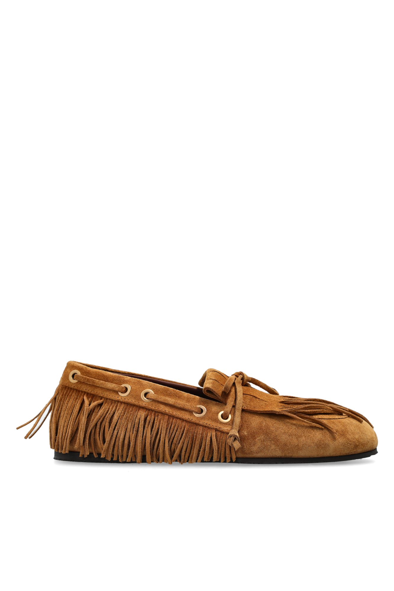 Etro Skórzane Buty Typu `loafers`, Kobiety, Brązowy