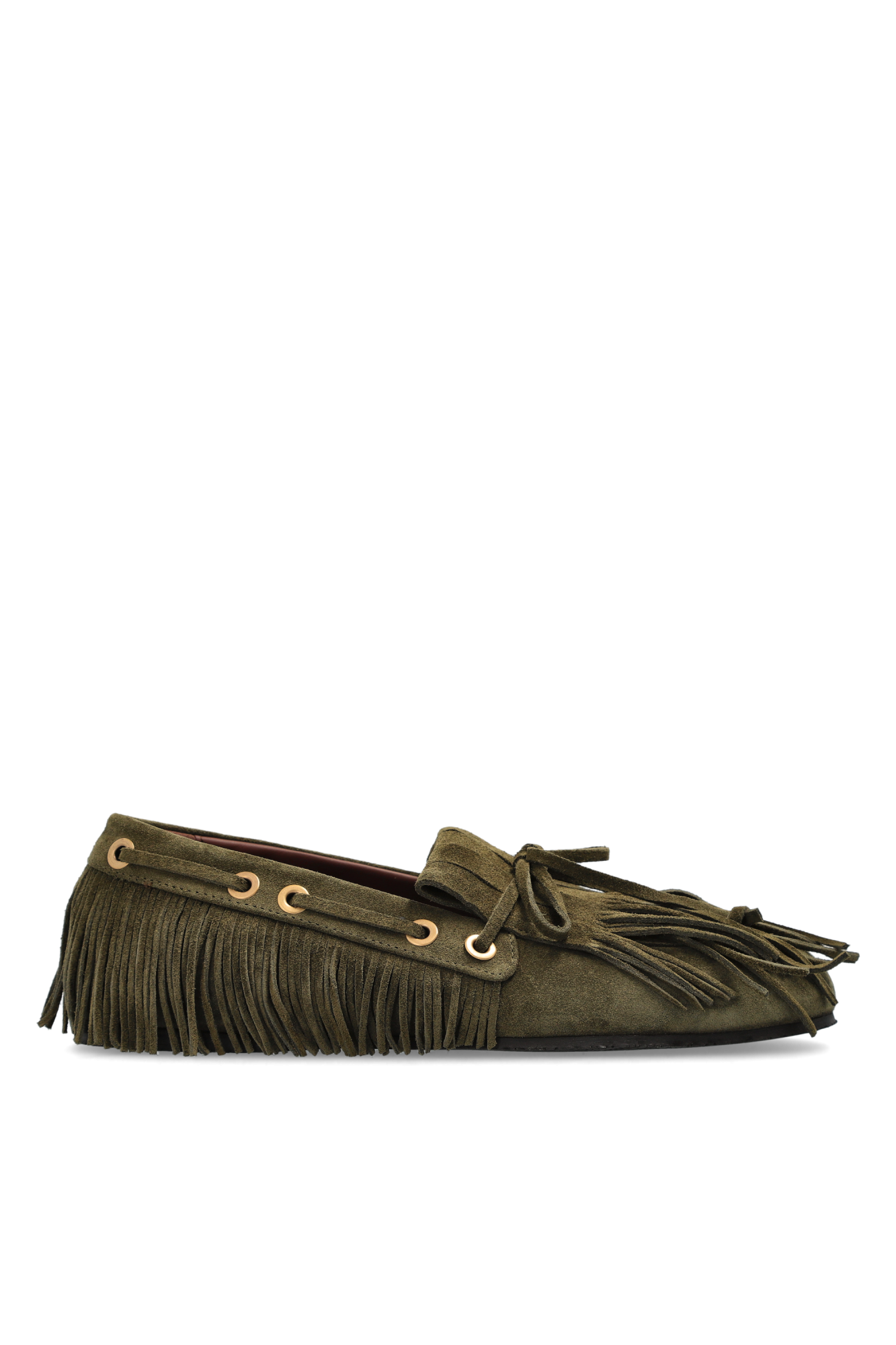 Etro Skórzane Buty Typu `loafers`, Kobiety, Zielony