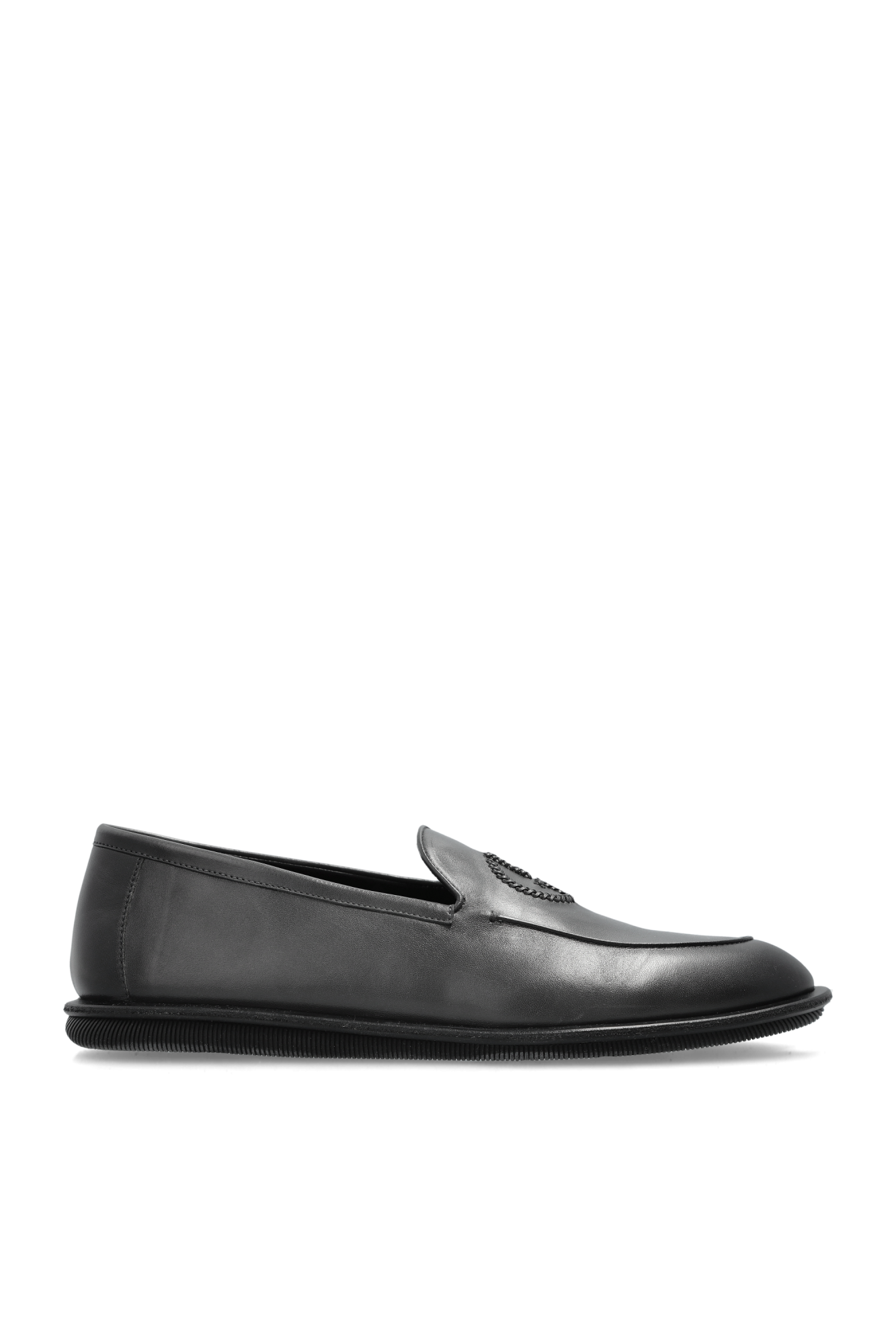 Giorgio Armani Buty Typu `loafers`, Mężczyźni, Czarny