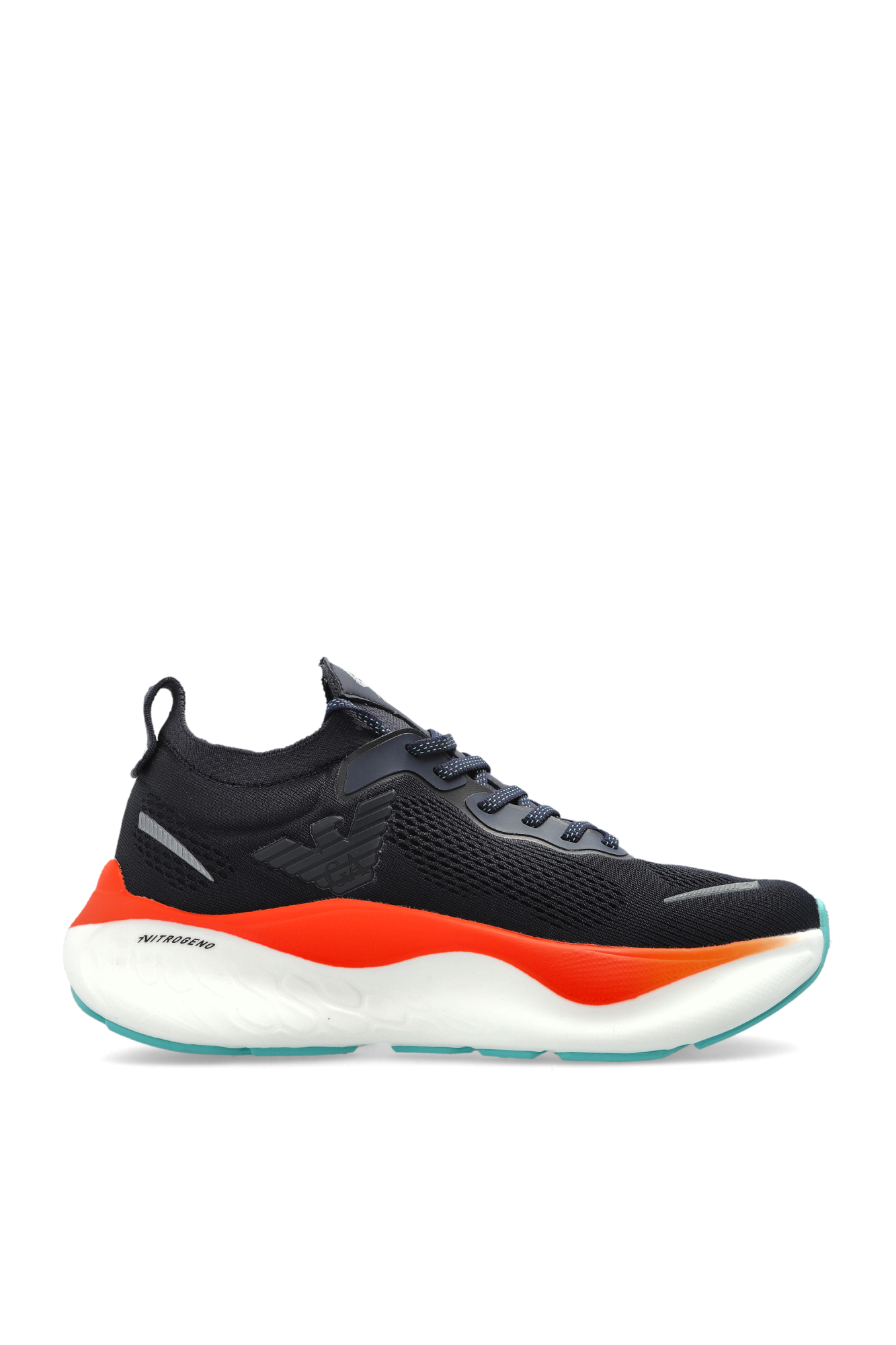 EA7 Emporio Armani Buty Sportowe Z Logo, Kobiety, Czarny