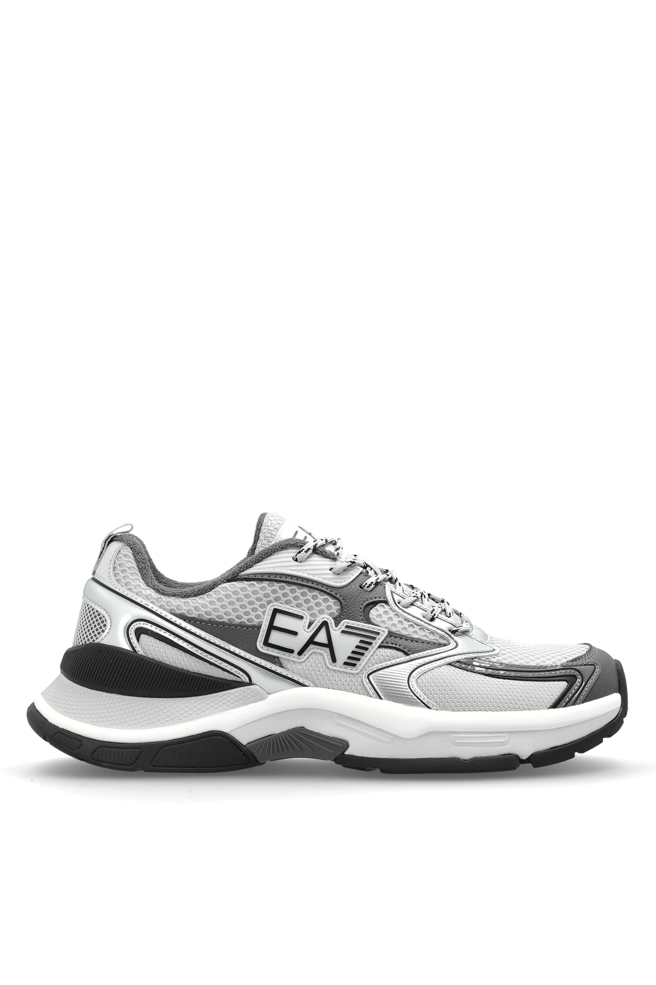 EA7 Emporio Armani Buty Sportowe Z Logo, Mężczyźni, Szary