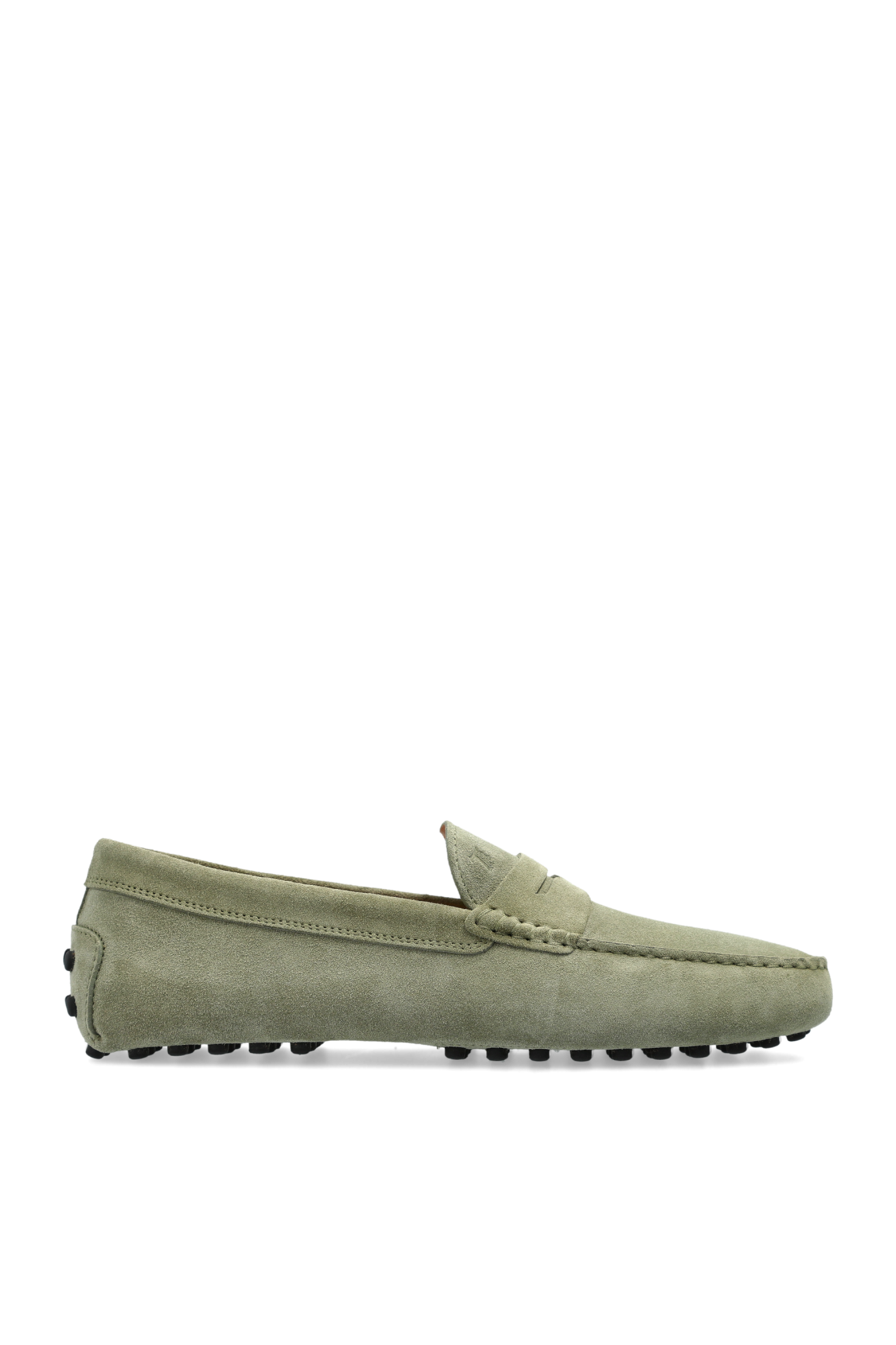 Tod’s Zamszowe Mokasyny, Mężczyźni, Zielony