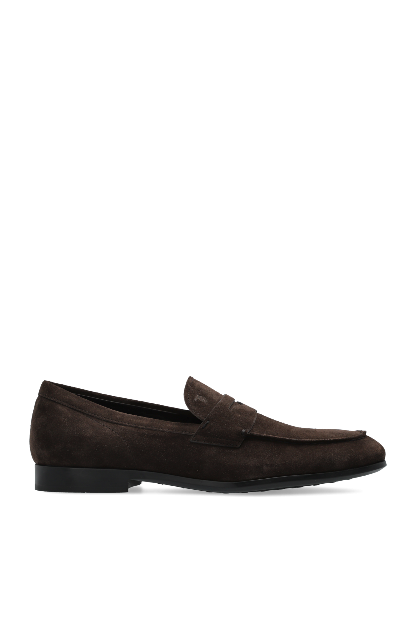 Tod’s Zamszowe Buty Typu `loafers`, Mężczyźni, Brązowy