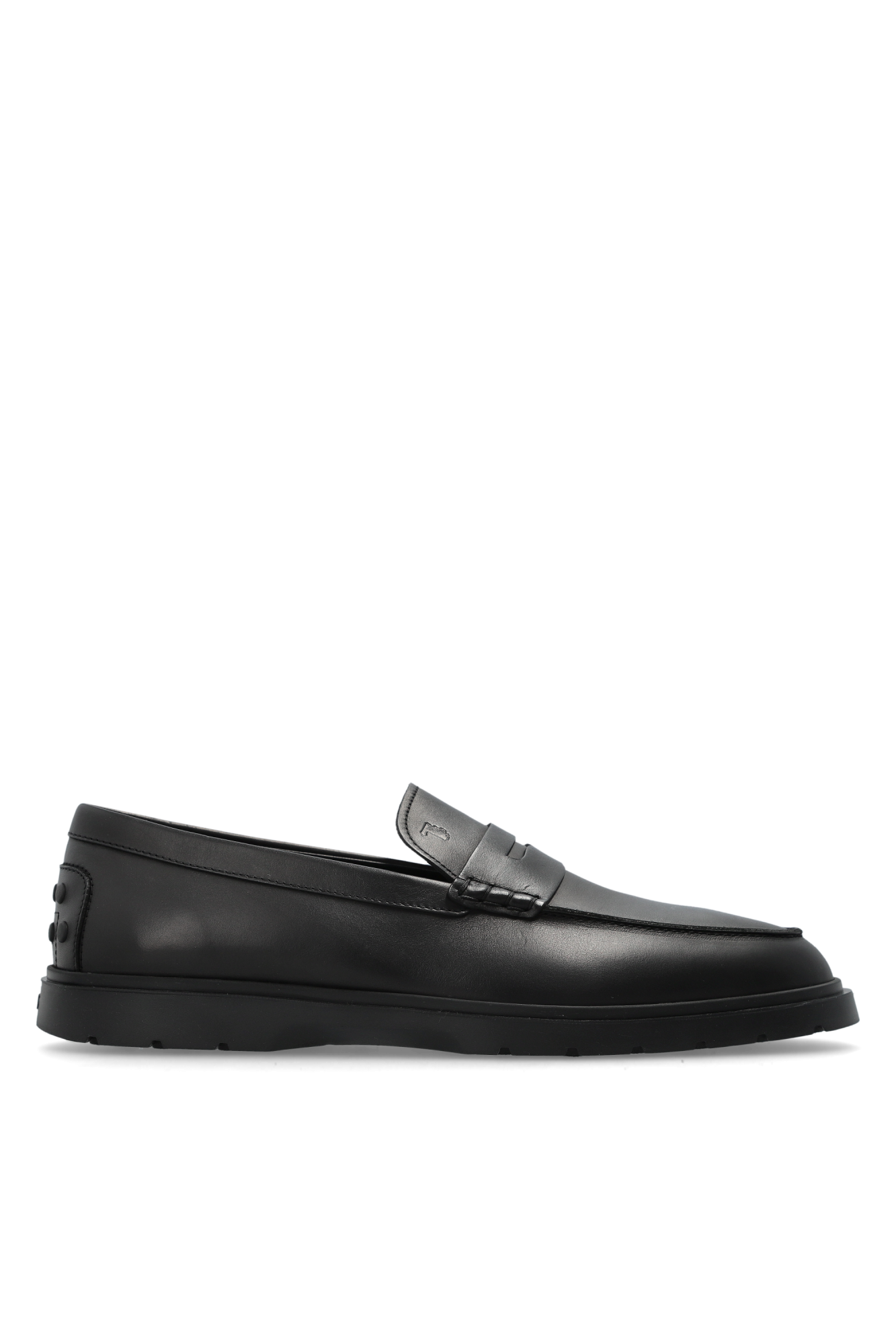 Tod’s Skórzane Buty Typu ‘Loafers’, Mężczyźni, Czarny
