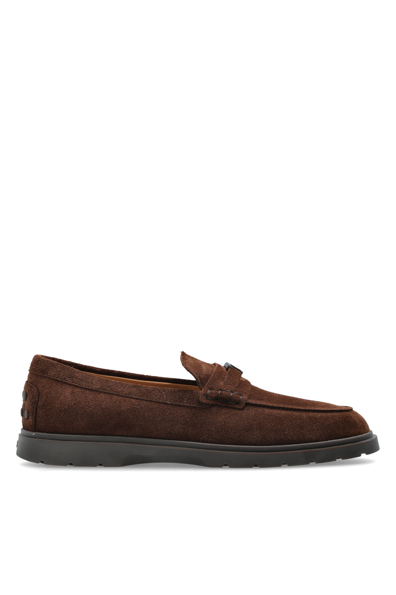 Tod’s Zamszowe Buty Typu ‘Loafers’, Mężczyźni, Brązowy