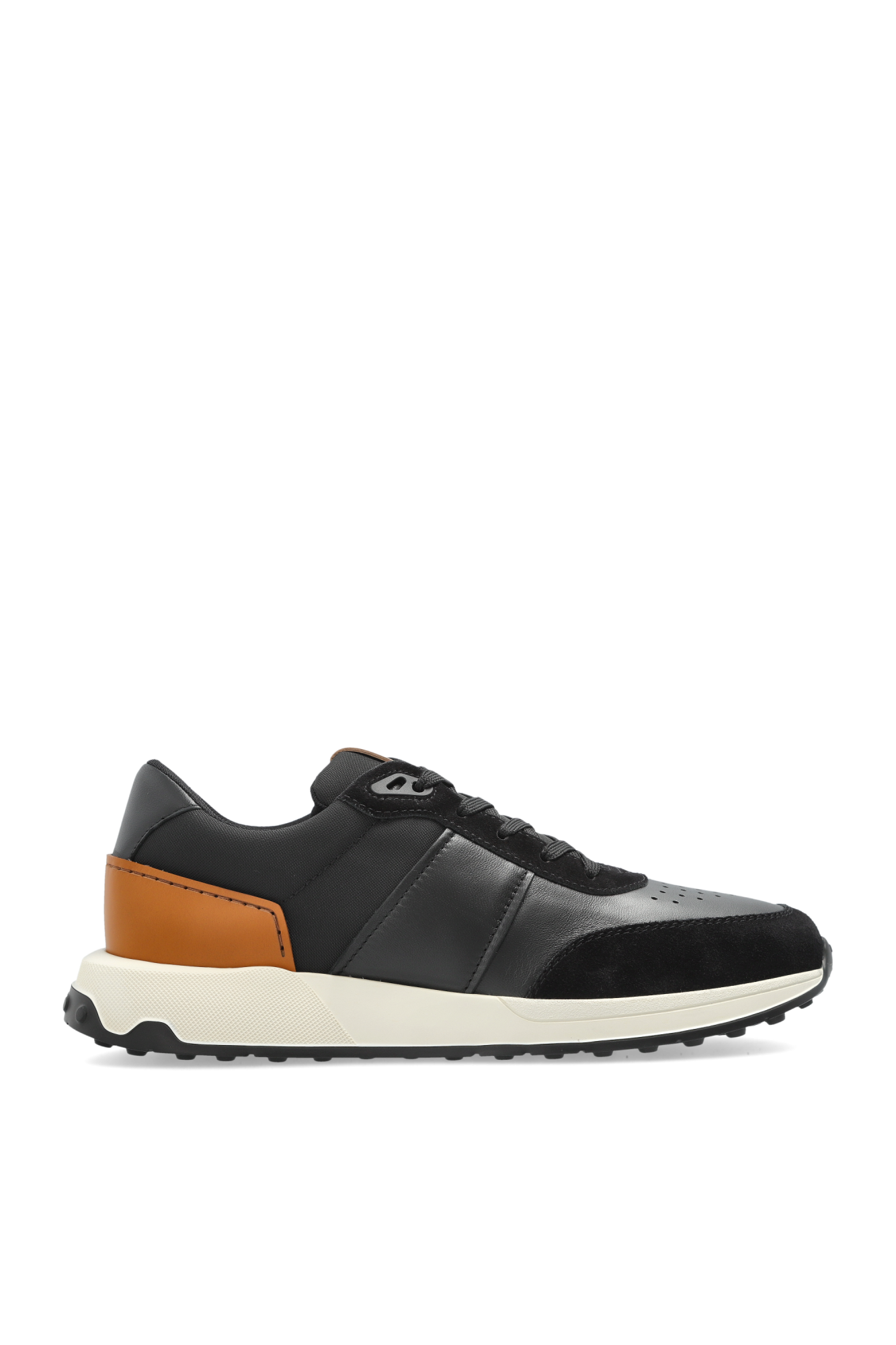 Tod’s Skórzane Buty Sportowe, Mężczyźni, Czarny