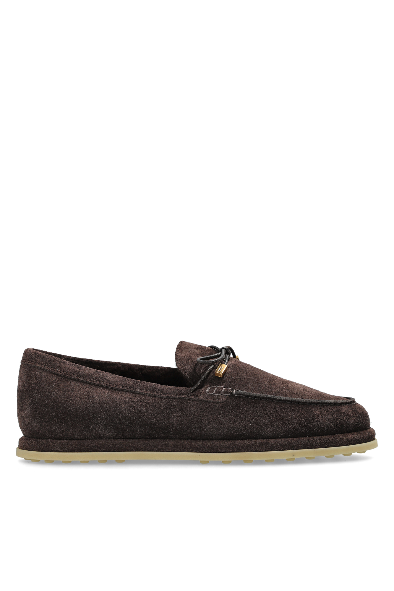 Tod’s Zamszowe Buty Typu ‘Loafers’, Kobiety, Brązowy