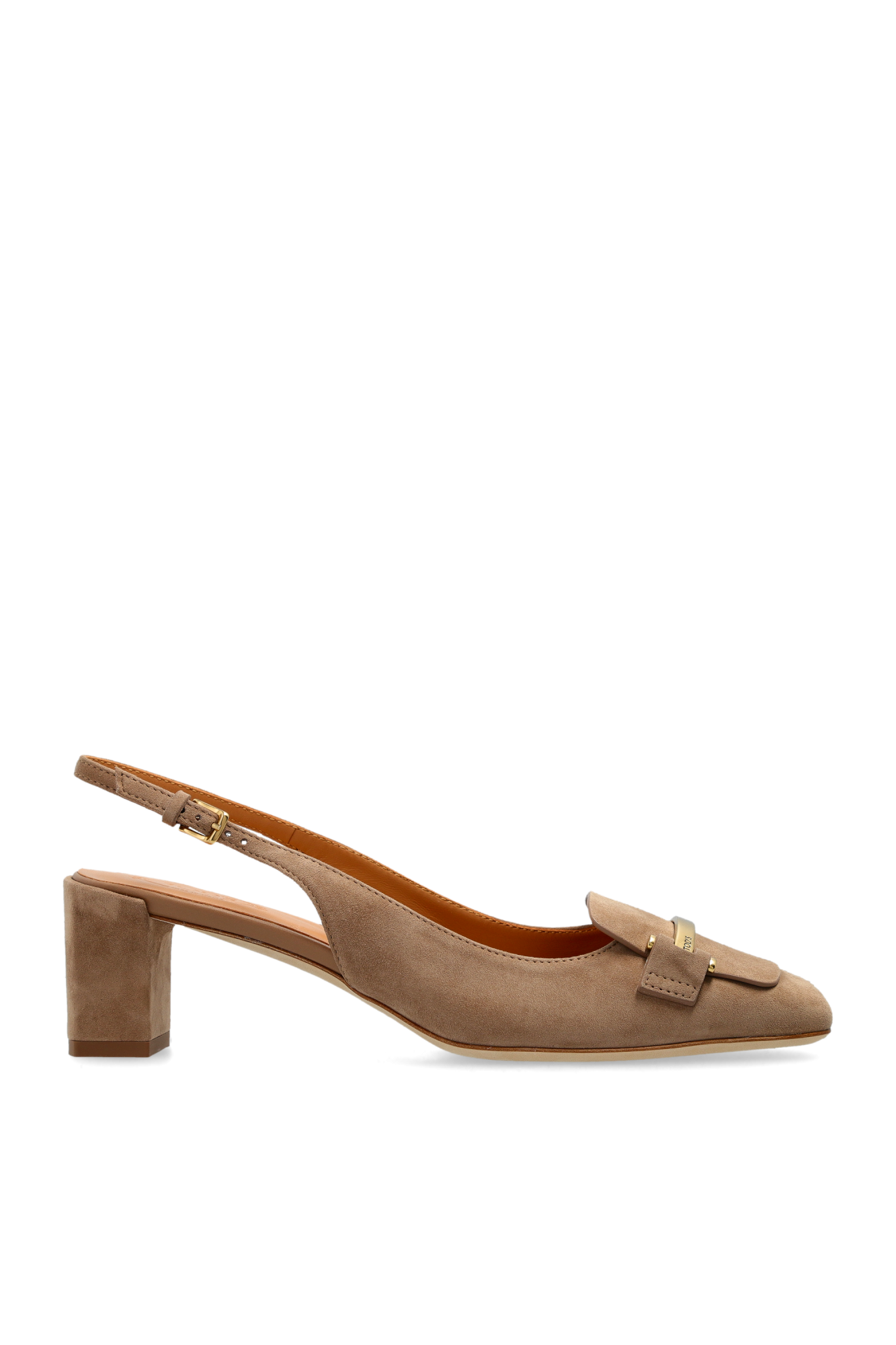 Tod’s Zamszowe Buty Na Obcasie, Kobiety, Beżowy