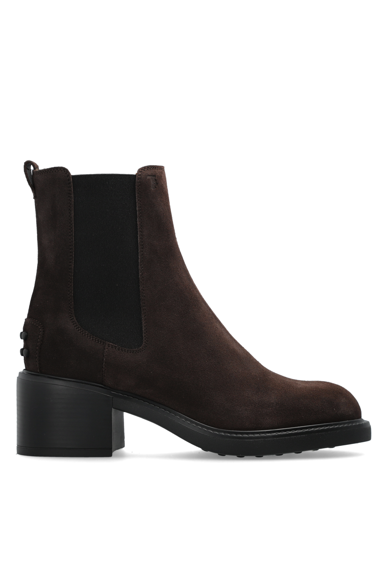 Tod’s Zamszowe Botki Na Obcasie, Kobiety, Brązowy