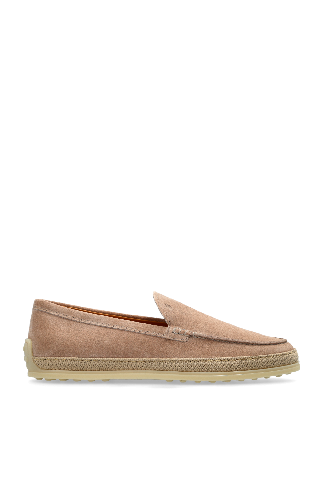 Tod’s Zamszowe Buty Typu `loafers`, Kobiety, Różowy