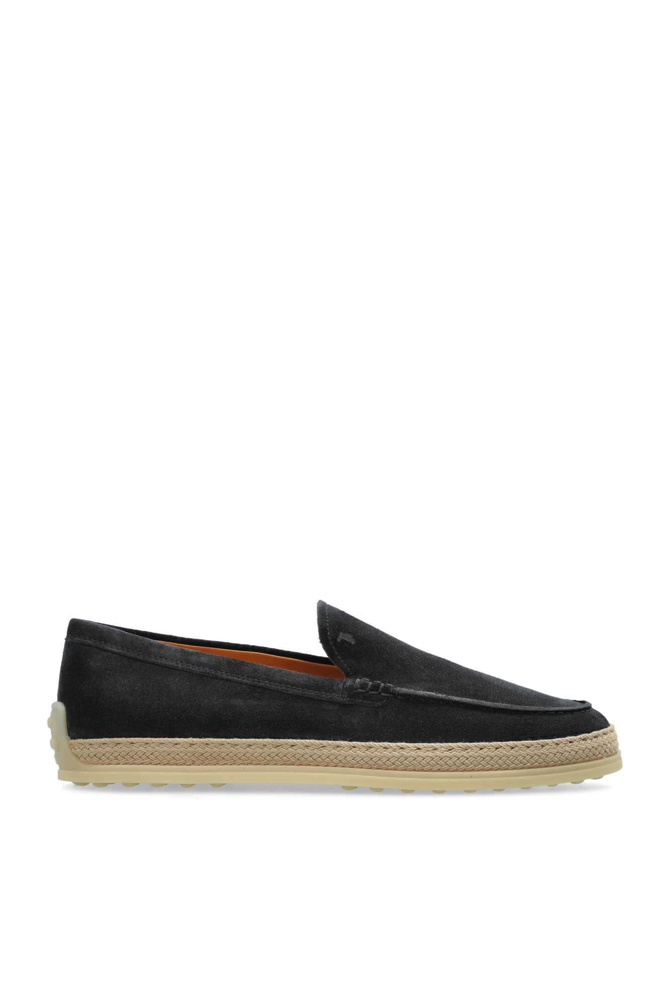 Tod’s Zamszowe Buty Typu `loafers`, Kobiety, Granatowy