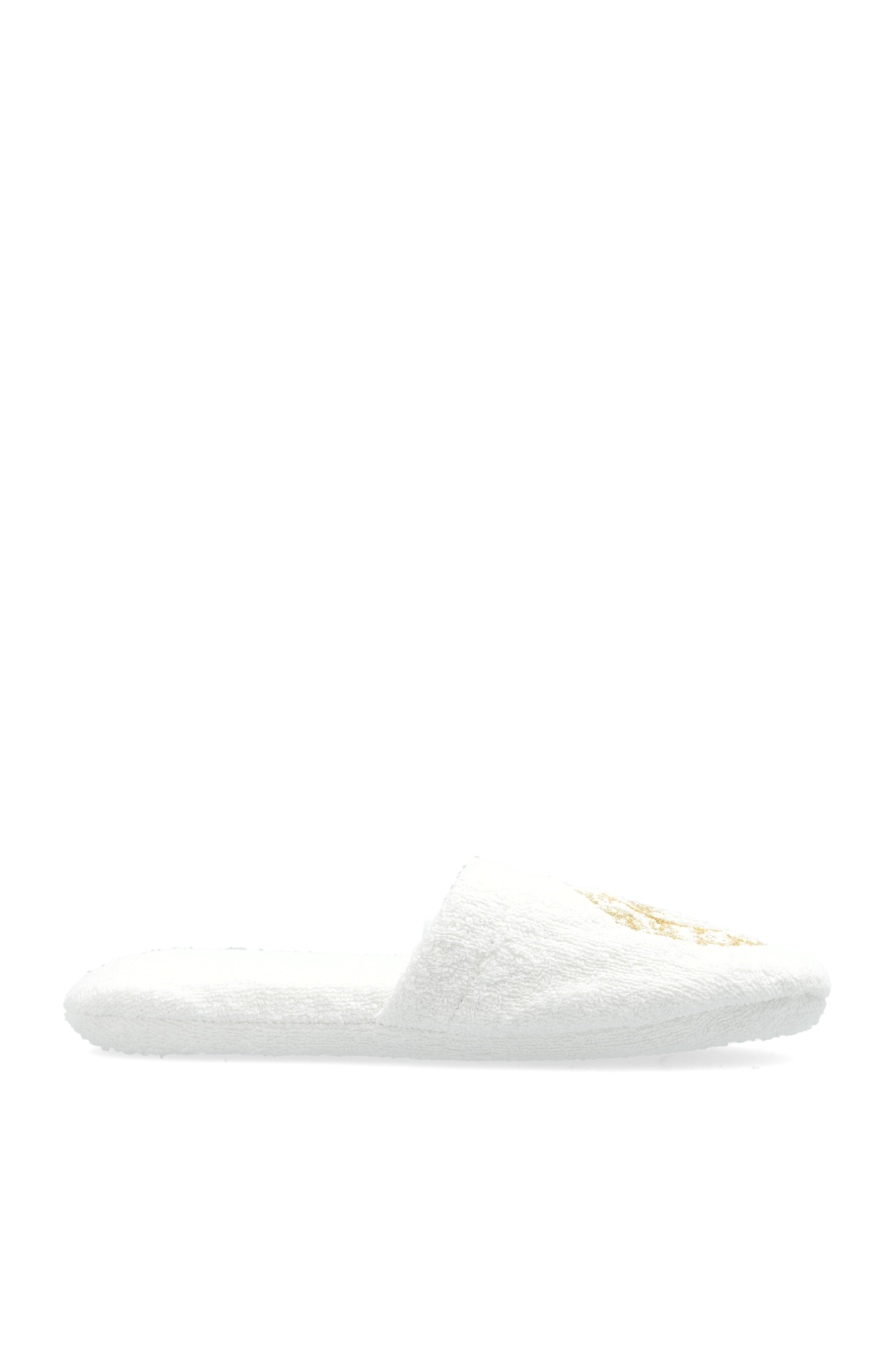 Versace Home Kapcie Z Logo, Kobiety, Biały
