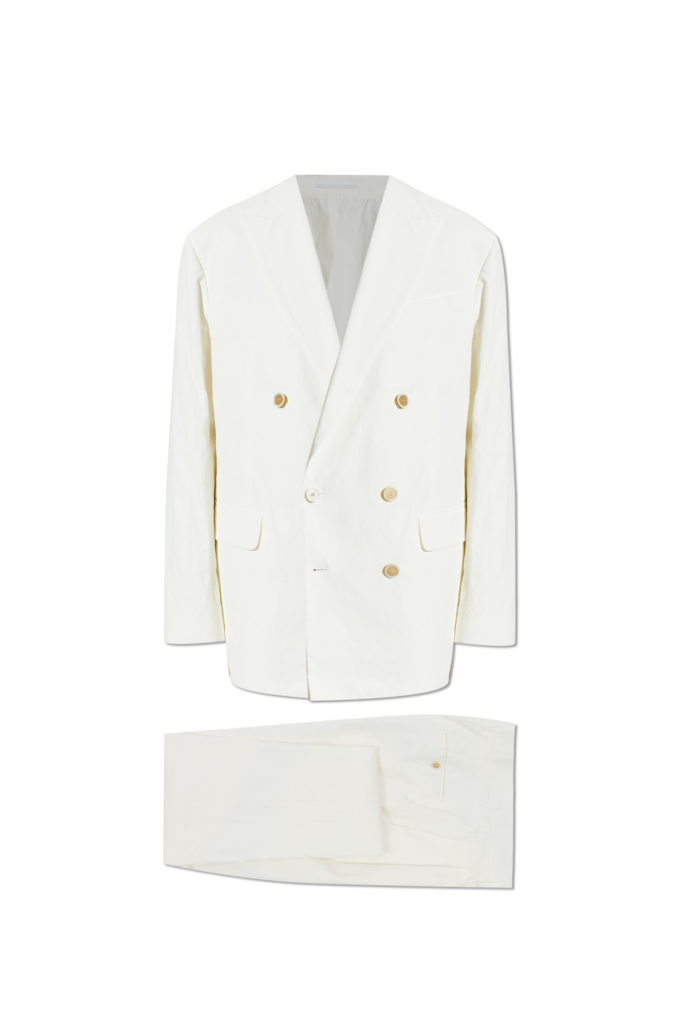 Dsquared2 Lniany Garnitur, Mężczyźni, Biały