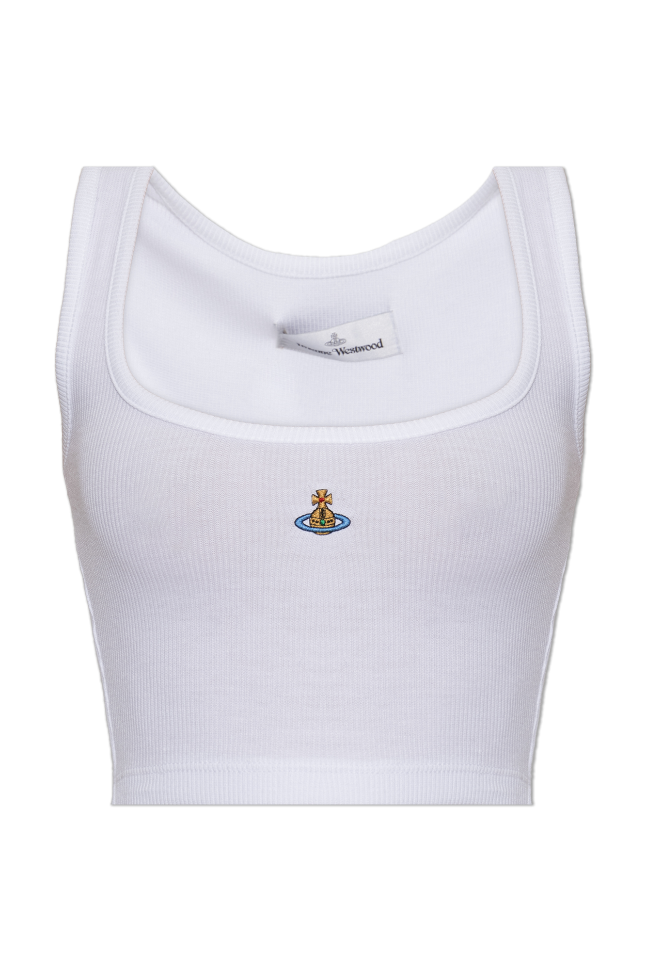 Vivienne Westwood Top Z Logo, Kobiety, Biały
