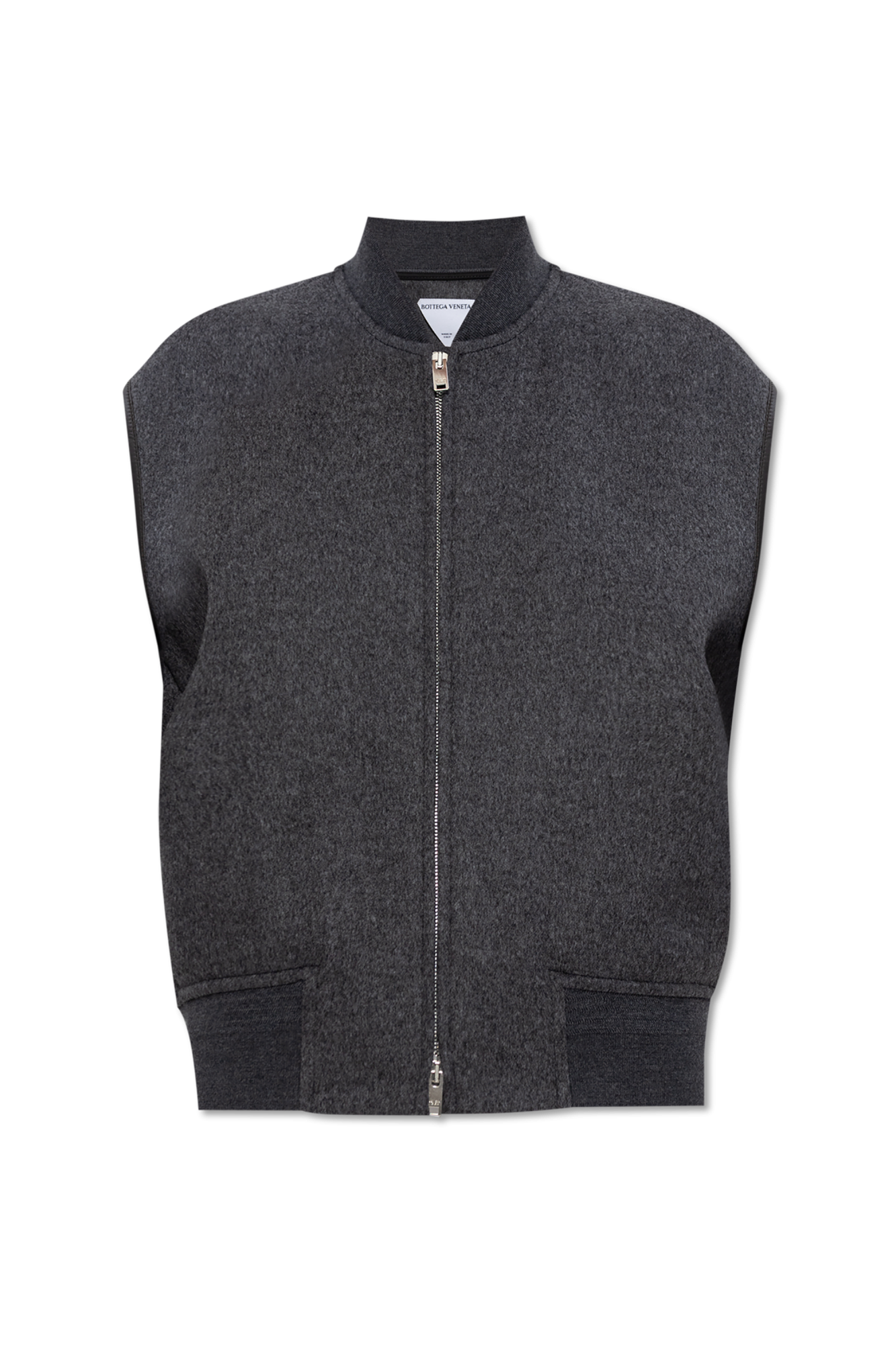 Bottega Veneta Wełniana Kamizelka, Kobiety, Szary