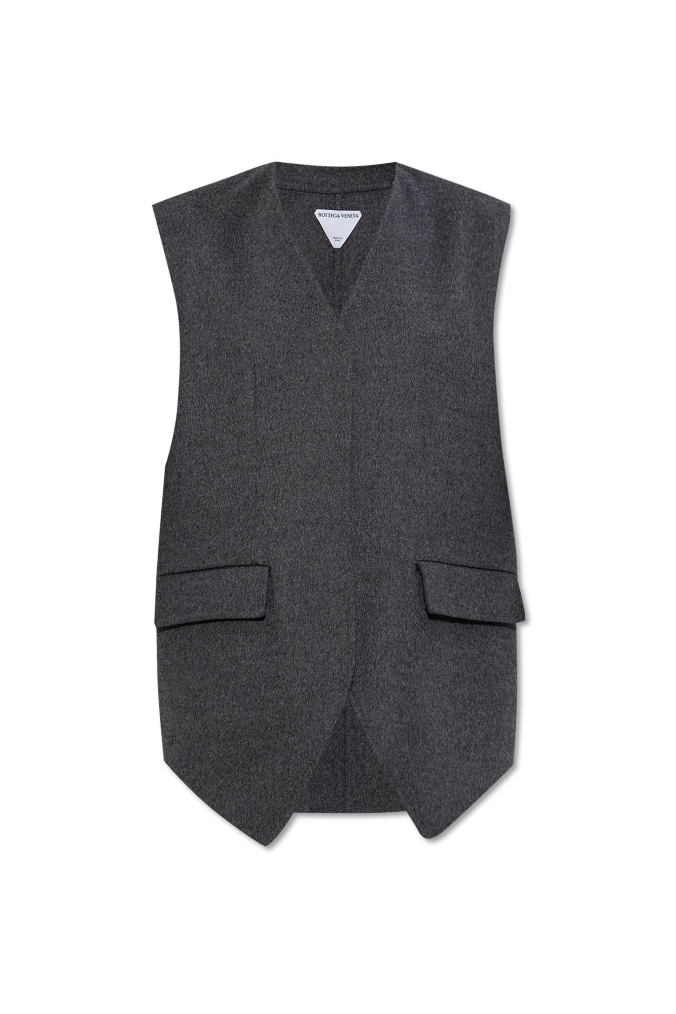 Bottega Veneta Wełniana Kamizelka, Kobiety, Szary