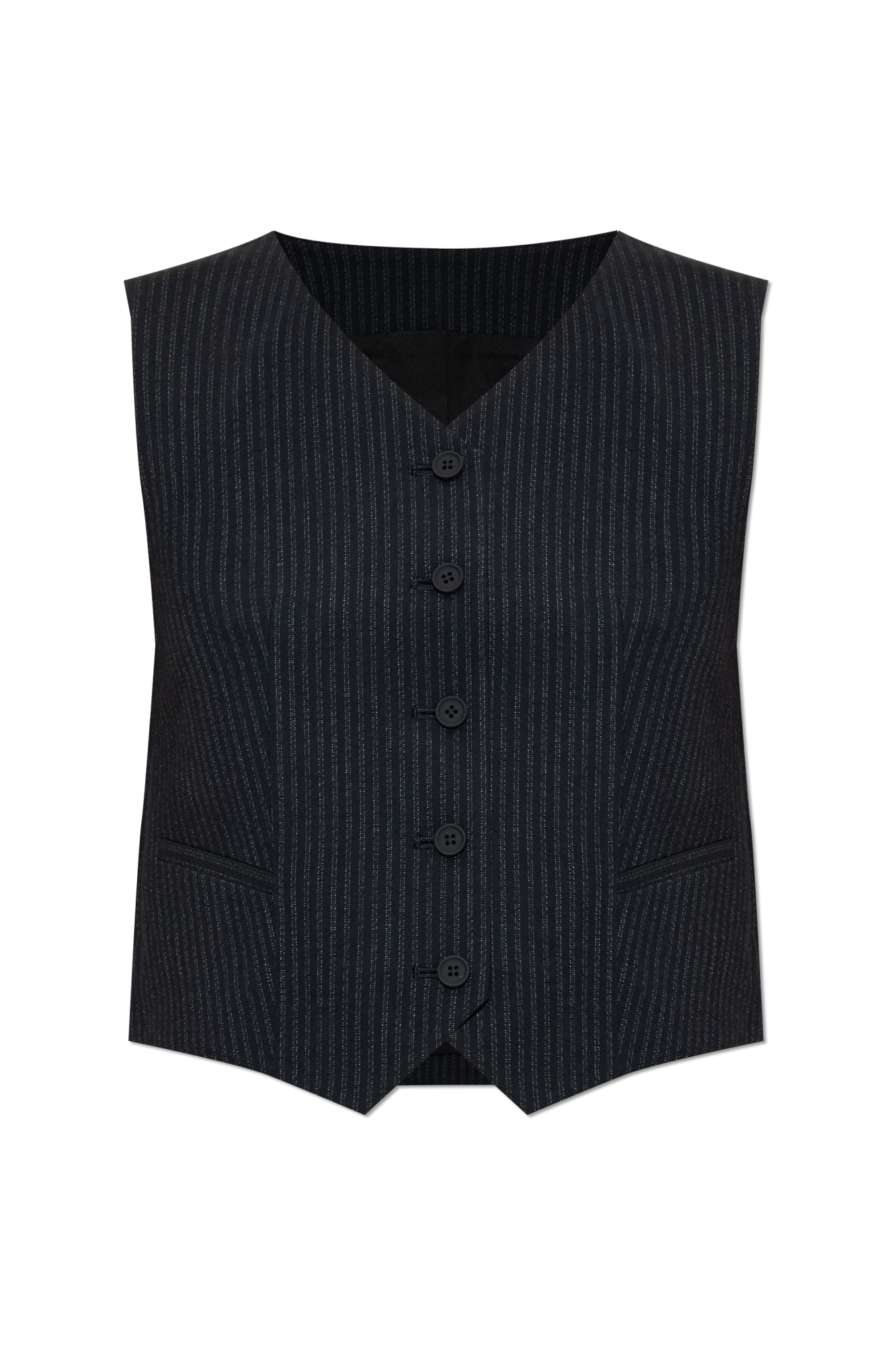 AllSaints Kamizelka `Aleida`, Kobiety, Czarny