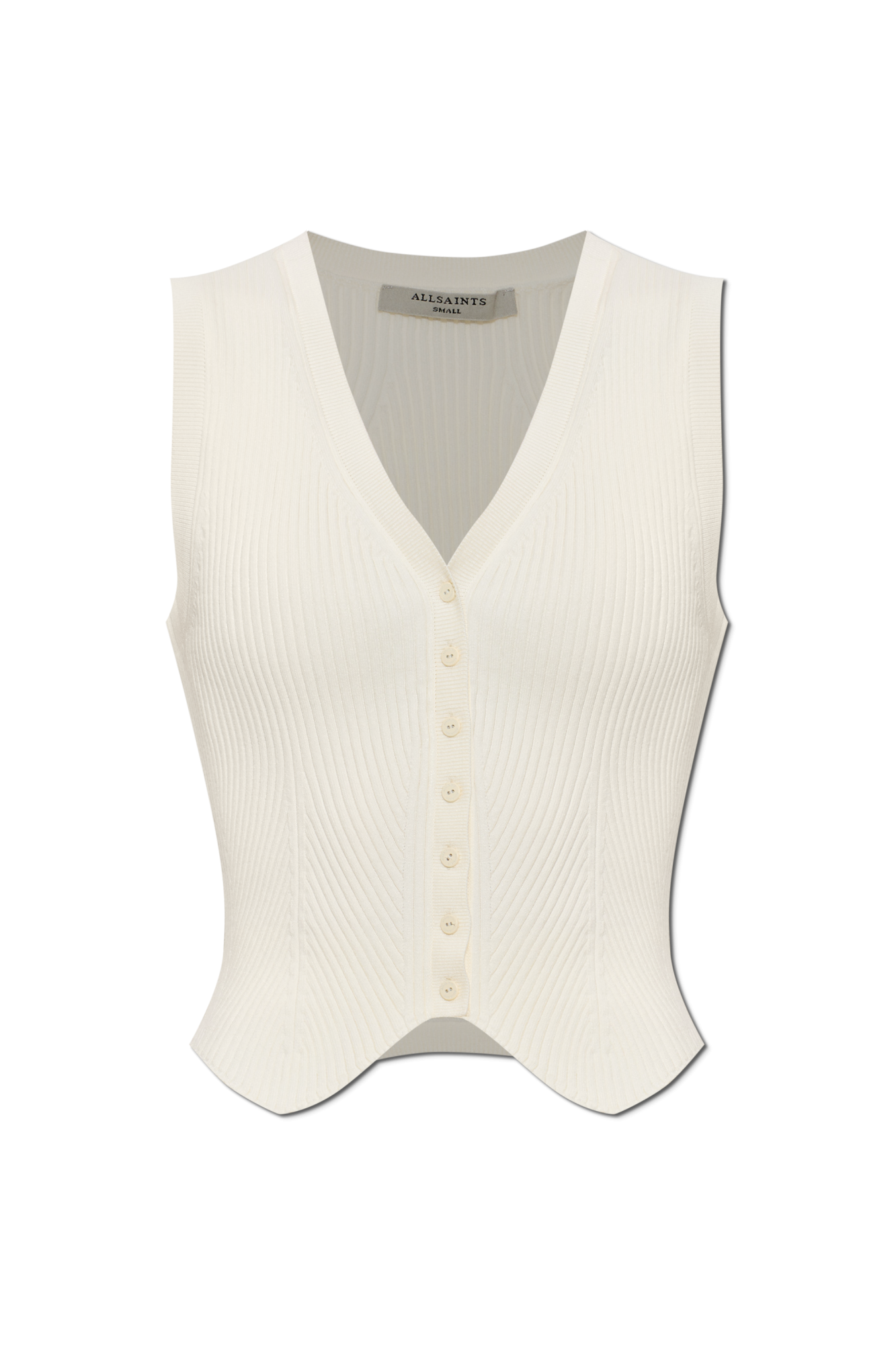 AllSaints Kamizelka `Cruza`, Kobiety, Kremowy