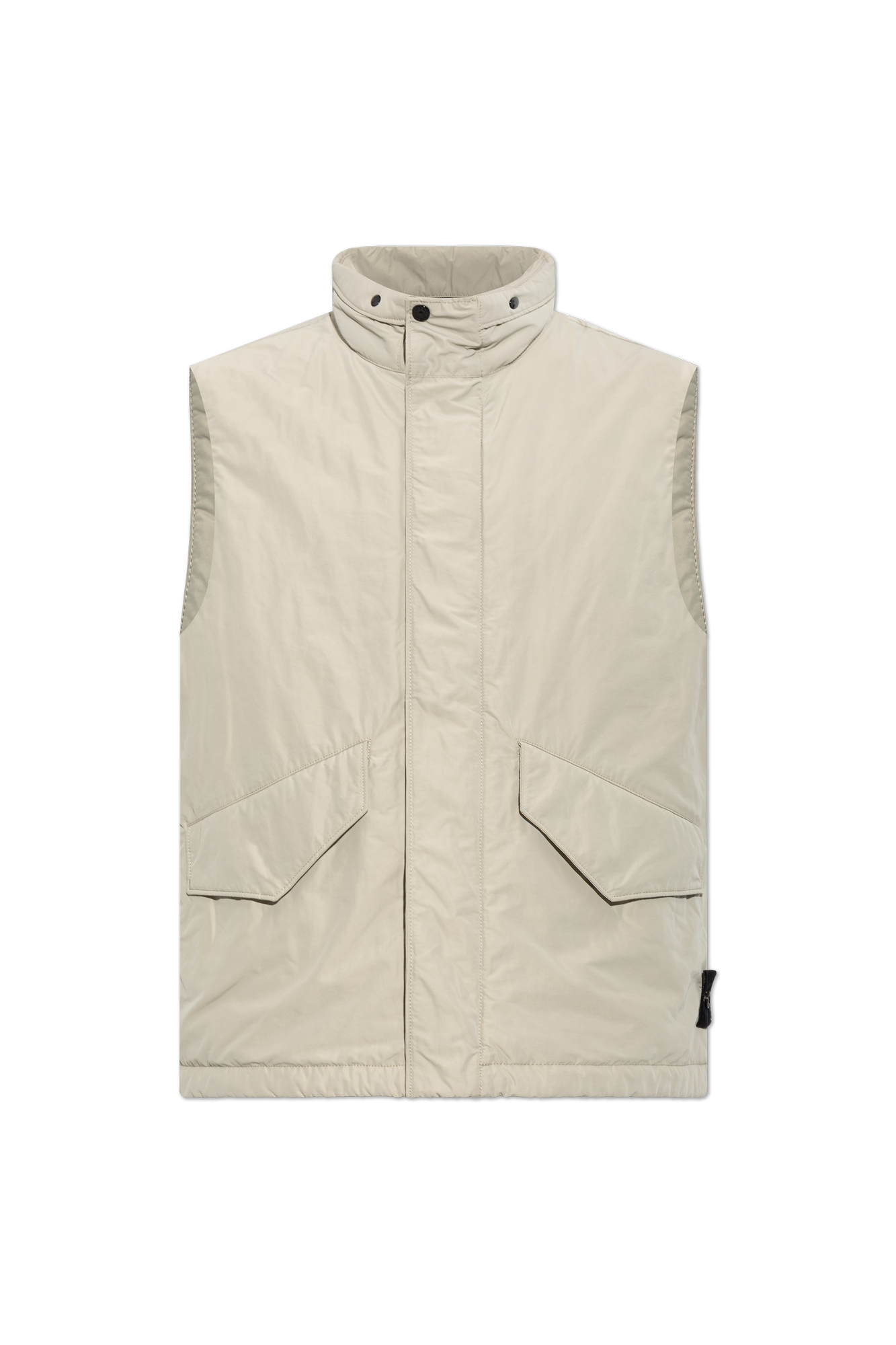 Stone Island Ocieplana Kamizelka Ze Stójką, Mężczyźni, Szary