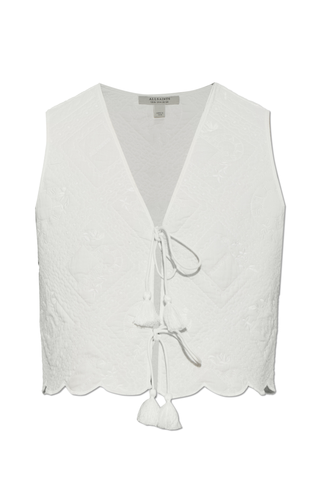 AllSaints Kamizelka ‘Mona’, Kobiety, Biały