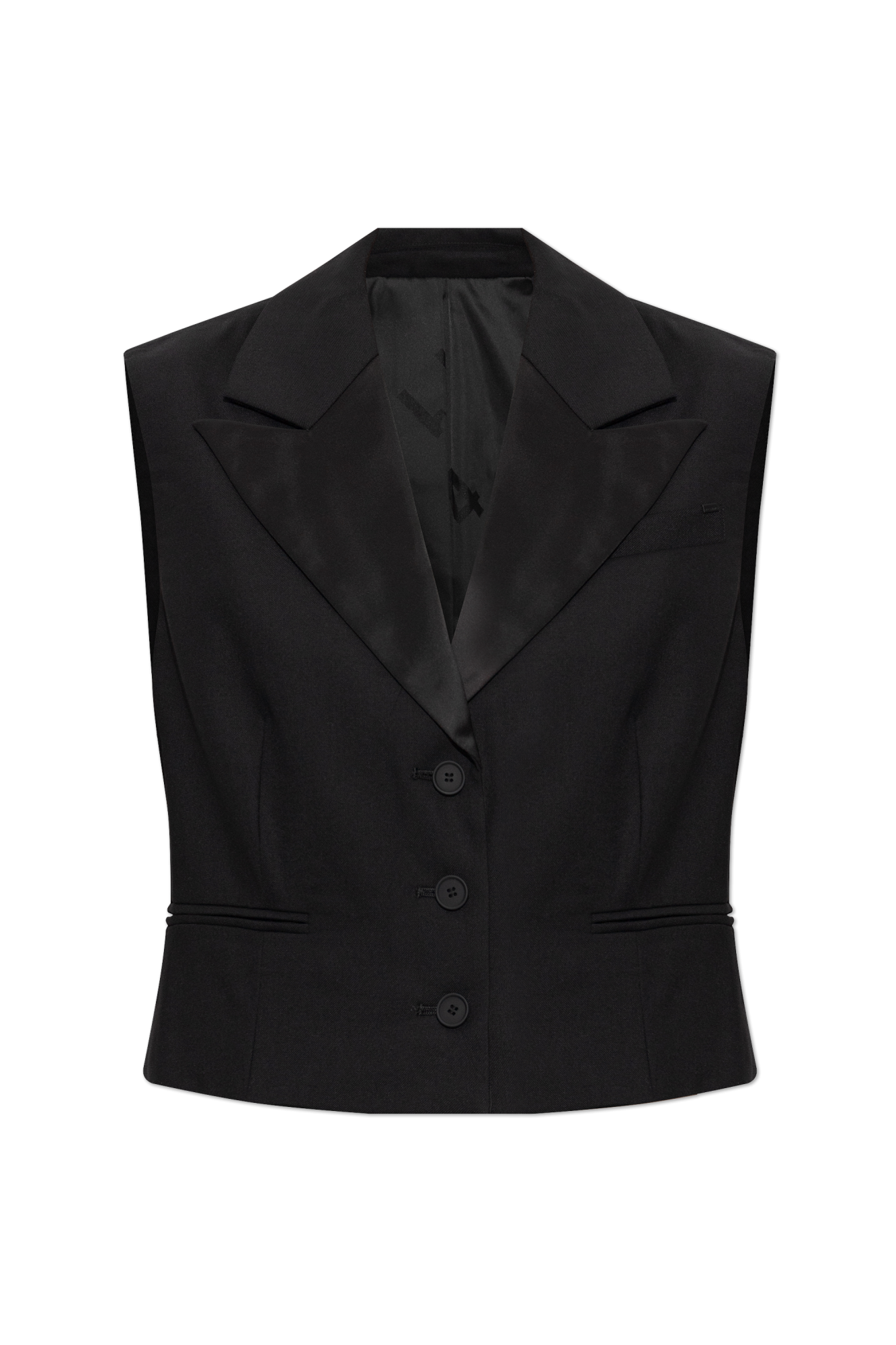 AllSaints Kamizelka `Noa`, Kobiety, Czarny