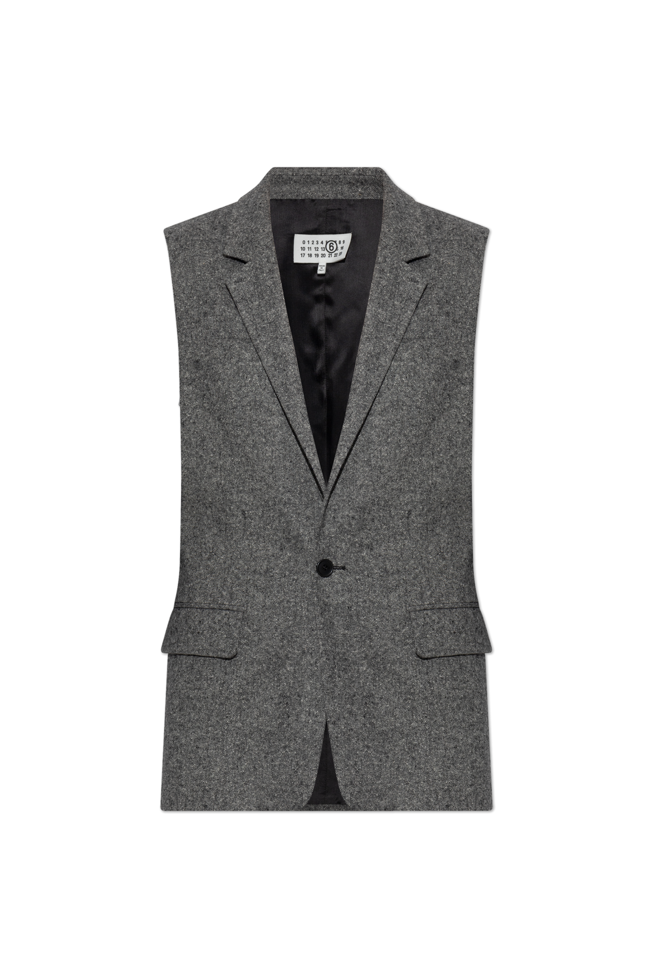 MM6 Maison Margiela Kamizelka Z Pojedynczym Rozcięciem, Kobiety, Szary