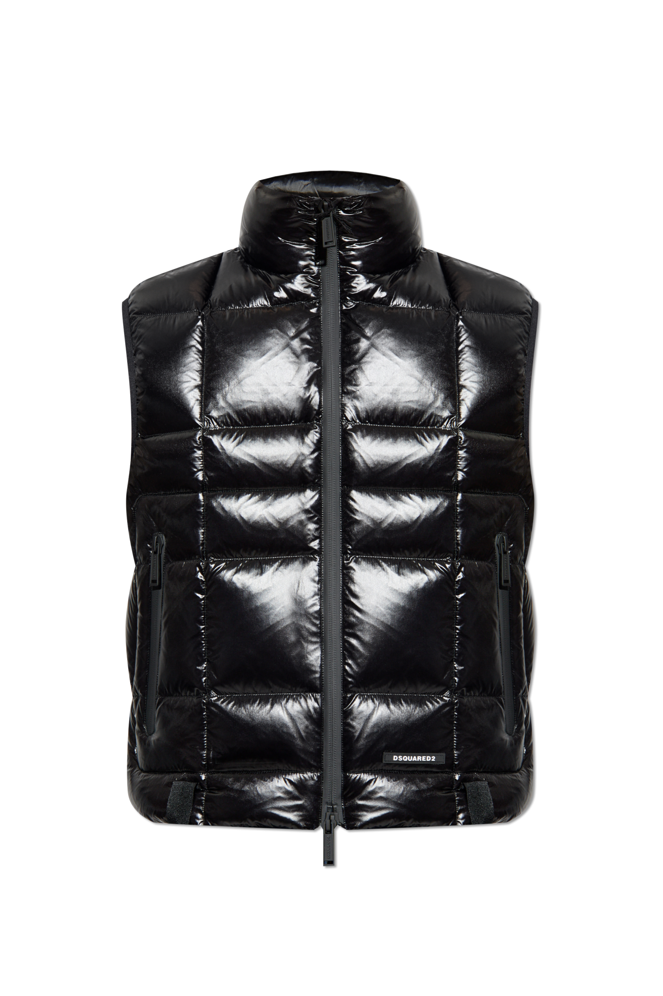 Dsquared2 Kamizelka Puchowa Ze Stójką, Mężczyźni, Czarny