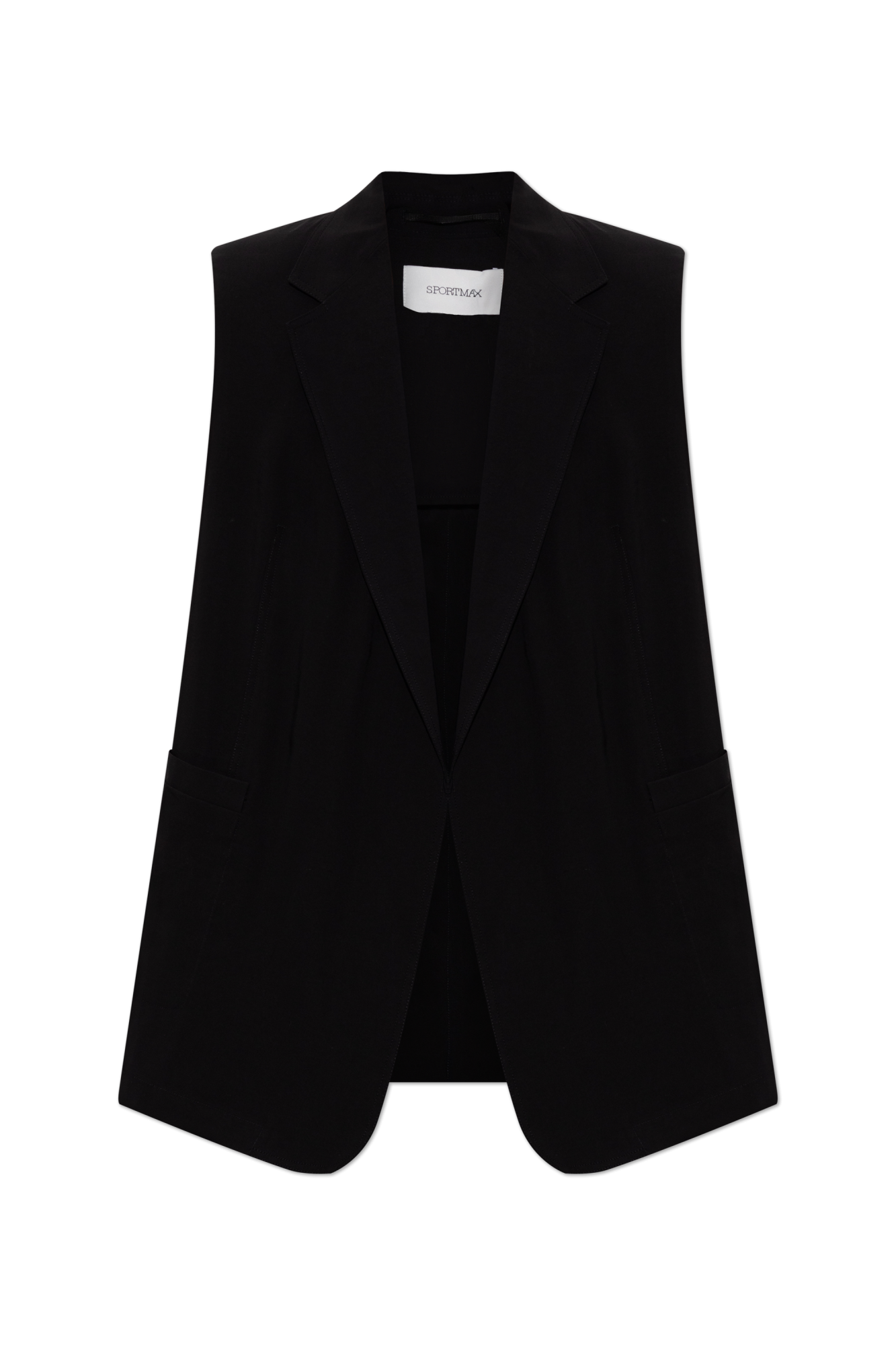 Sportmax Kamizelka ‘Maggio’, Kobiety, Czarny