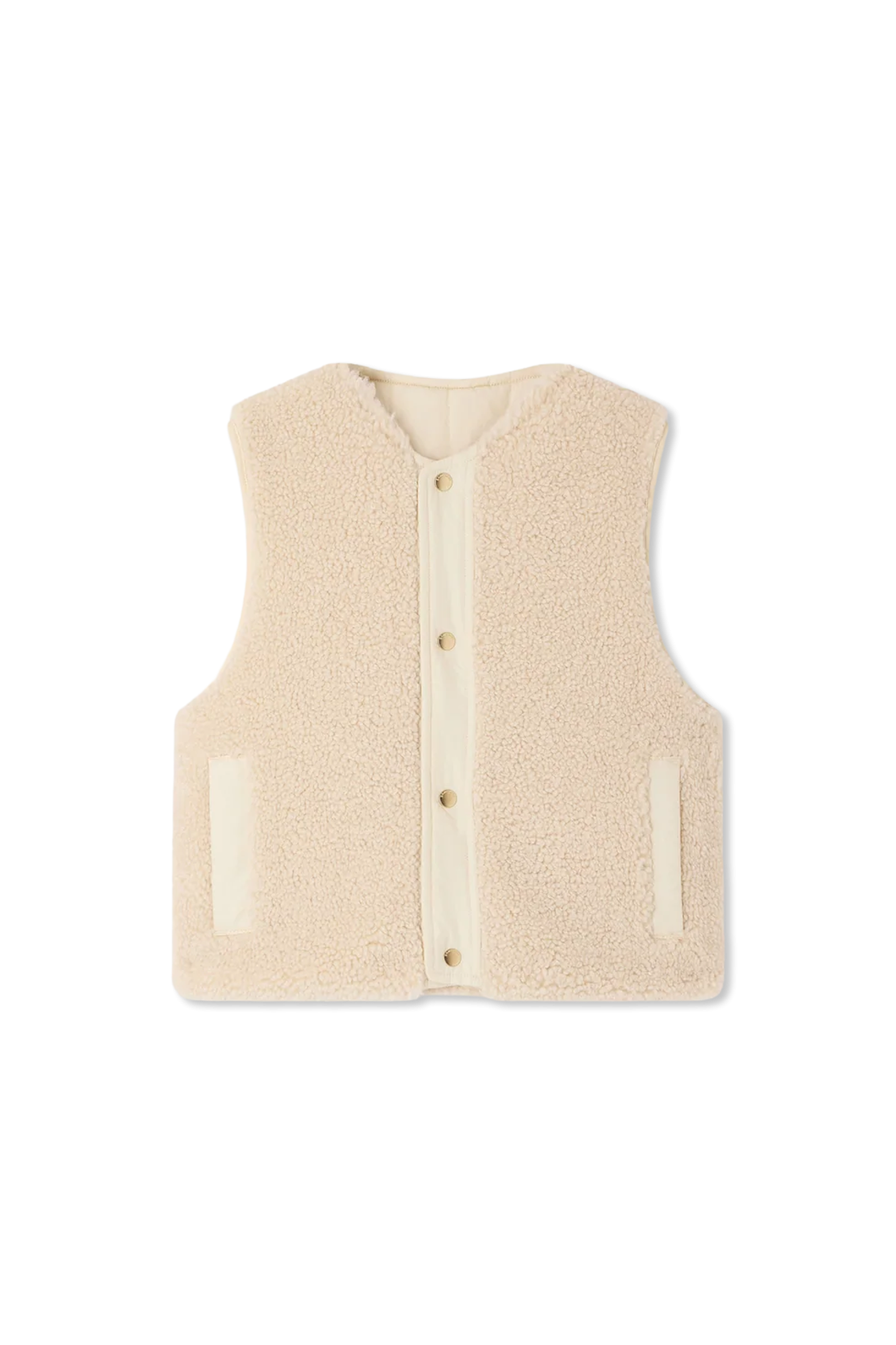 Bonpoint  Kamizelka ‘Maya’, Unisex, Kremowy