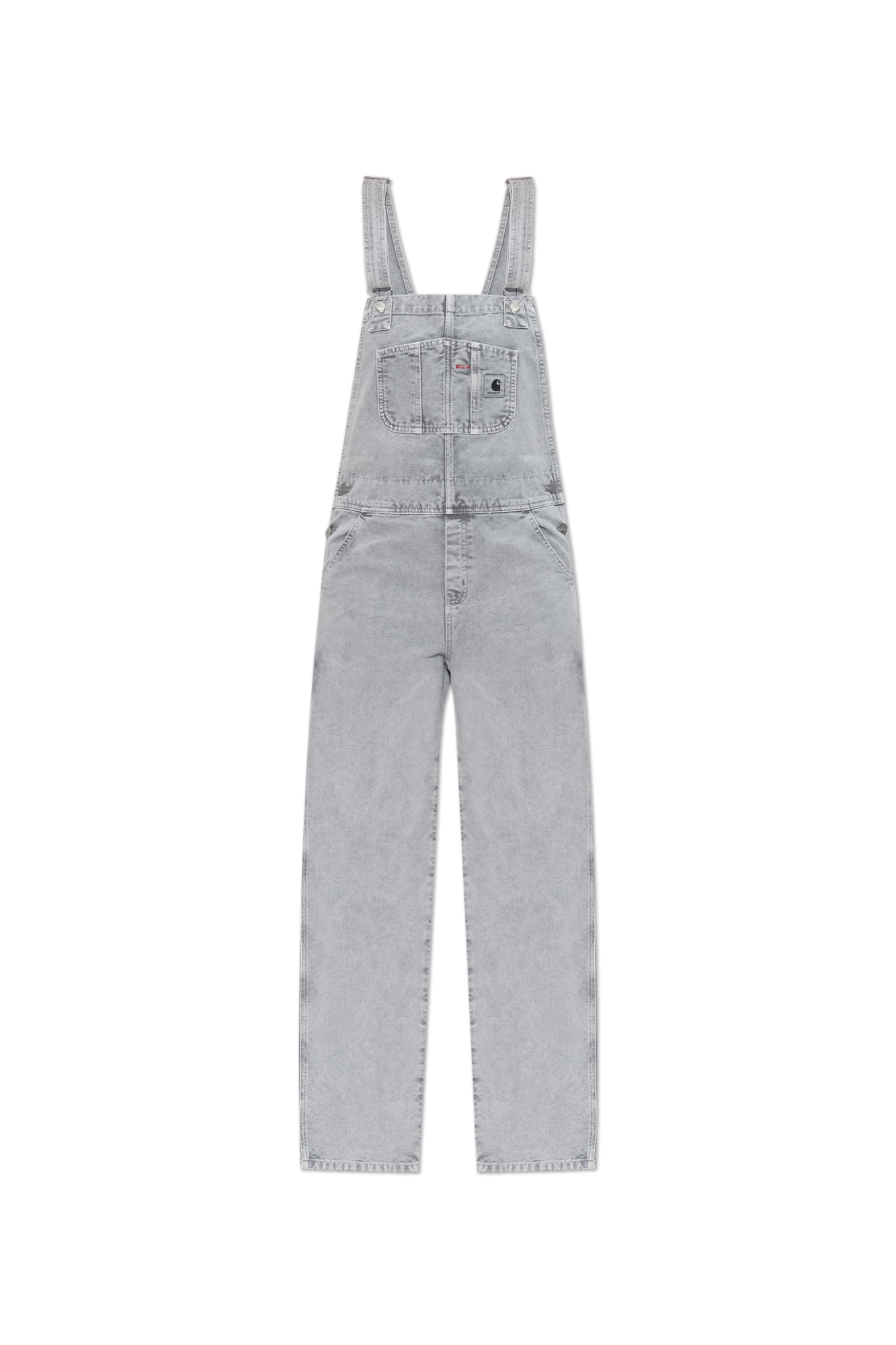 Carhartt WIP Jeansowe Ogrodniczki, Kobiety, Szary