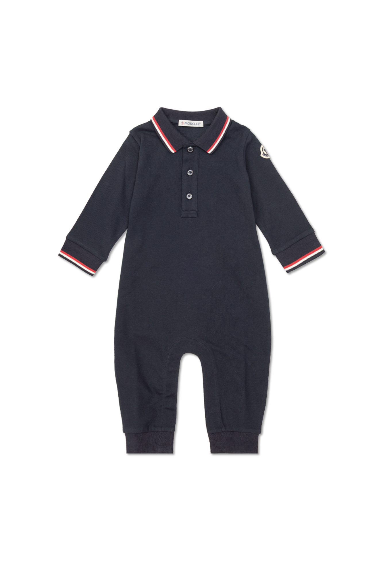Moncler Enfant Kombinezon Z Kołnierzem, Unisex, Granatowy