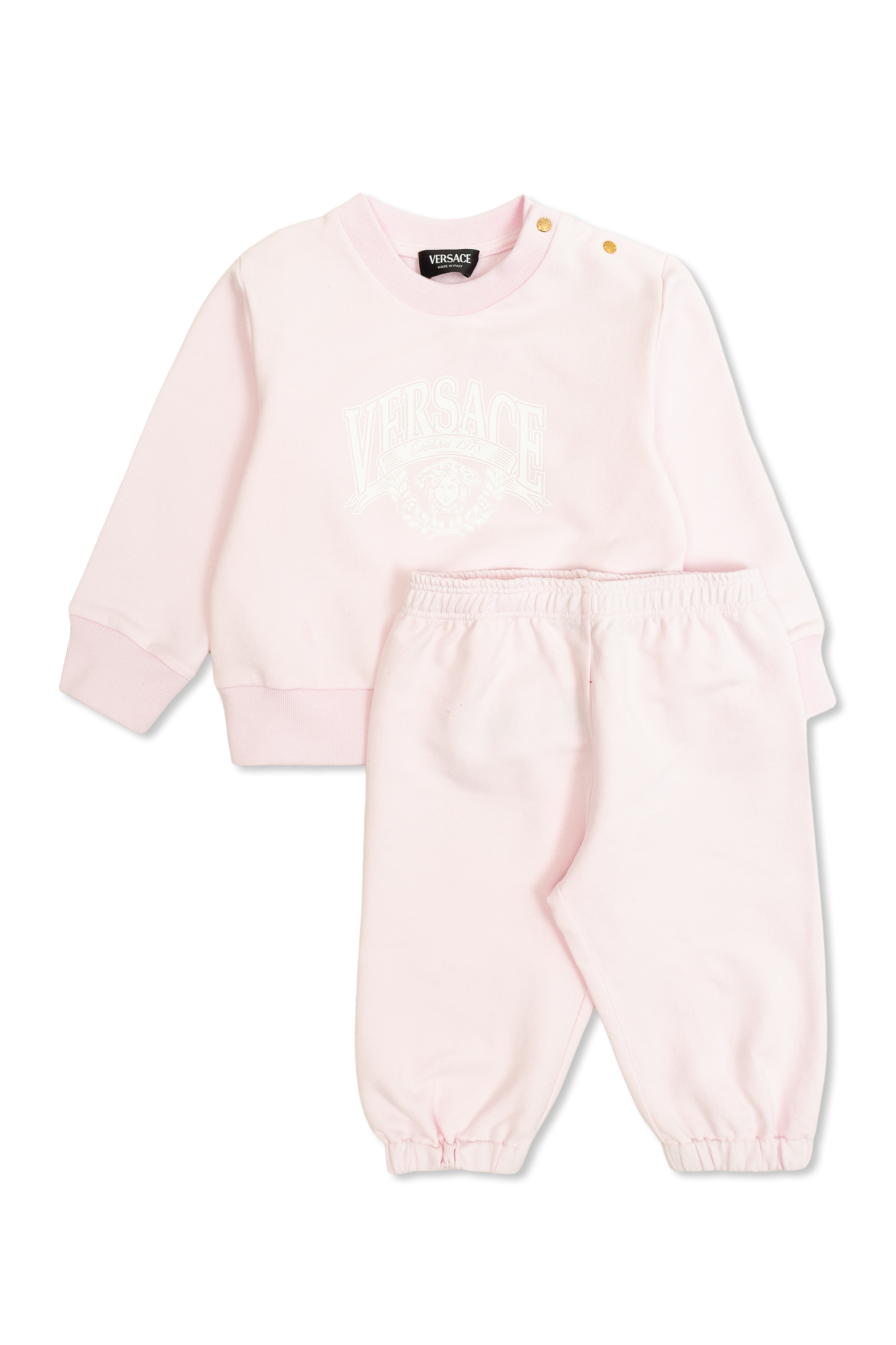 Versace Kids Komplet: Bluza I Spodnie Dresowe, Unisex, Różowy