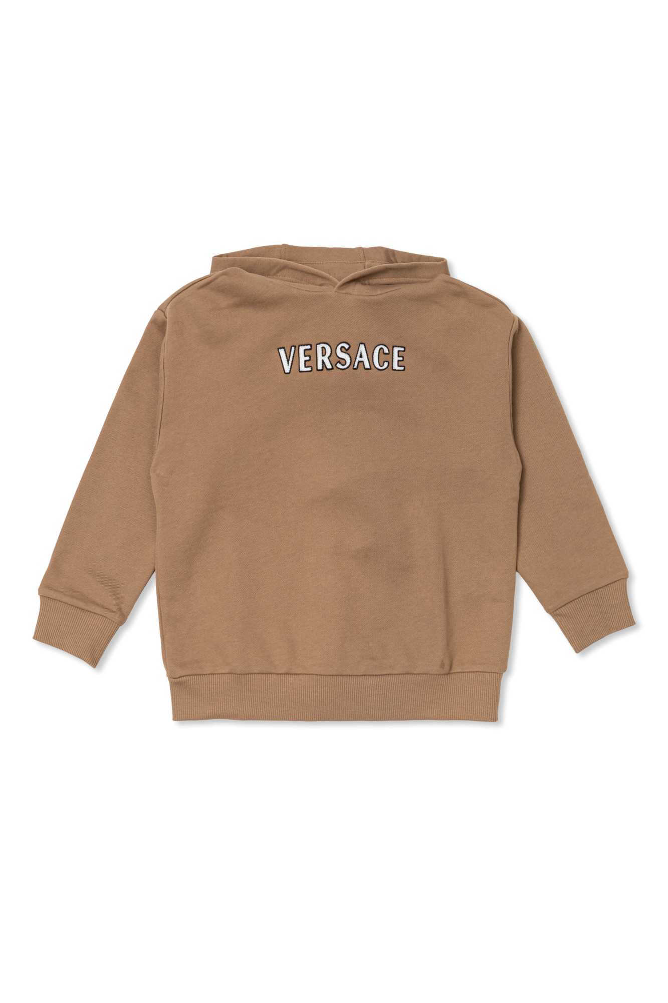 Versace Kids Bluza Z Kapturem, Unisex, Beżowy