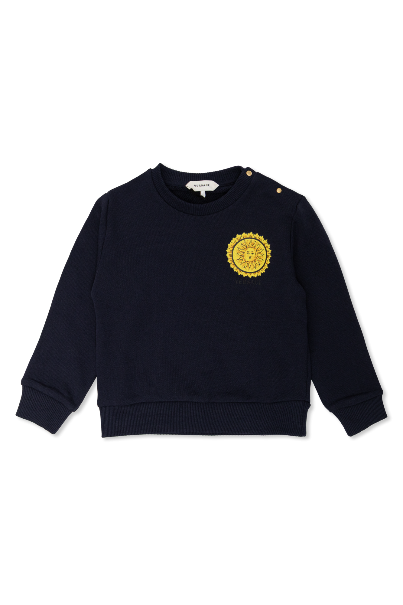 Versace Kids Bluza Z Nadrukiem, Unisex, Granatowy