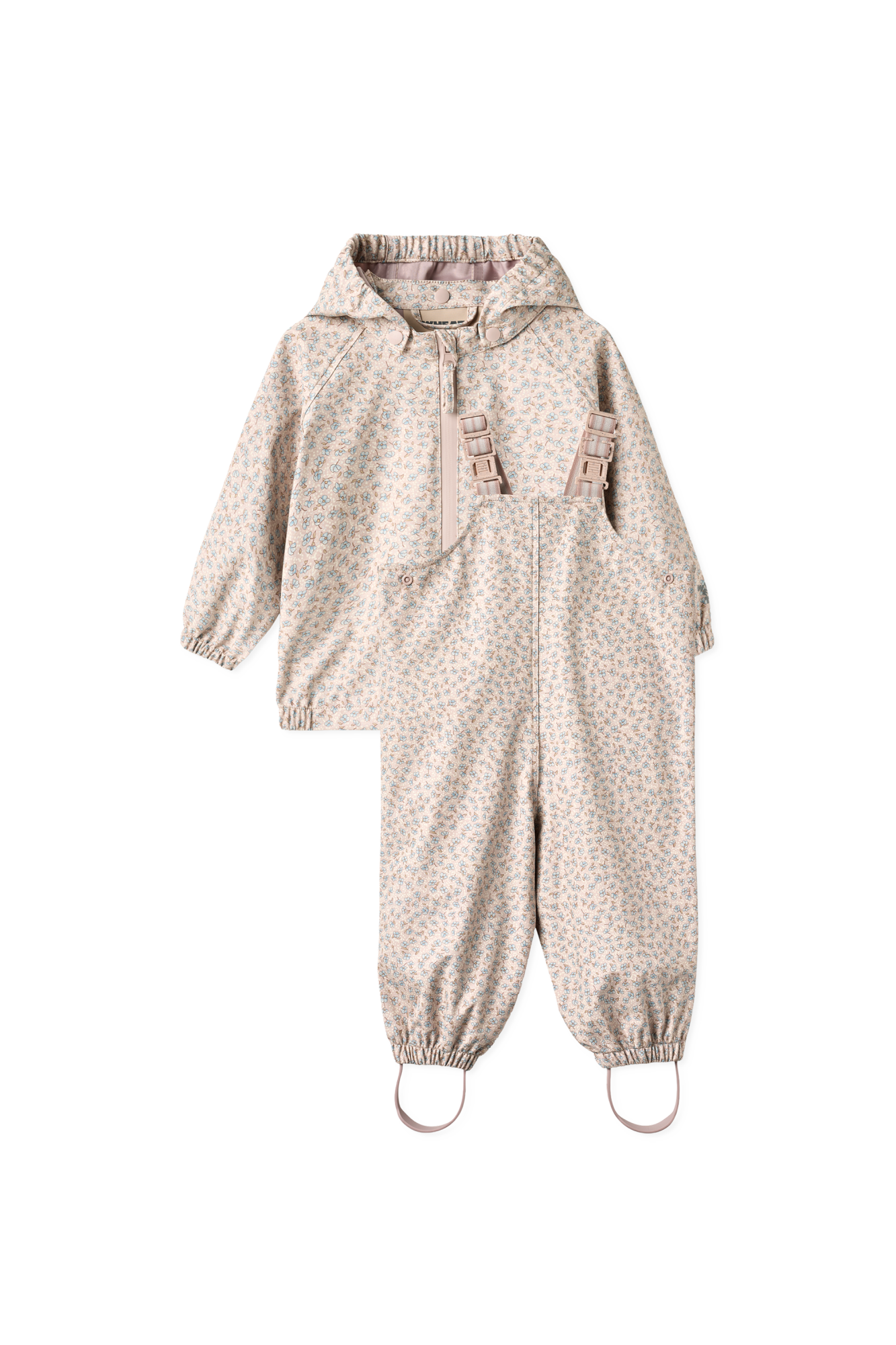 Wheat Zestaw: Kurtka, Spodnie Na Szelkach, Unisex, Różowy