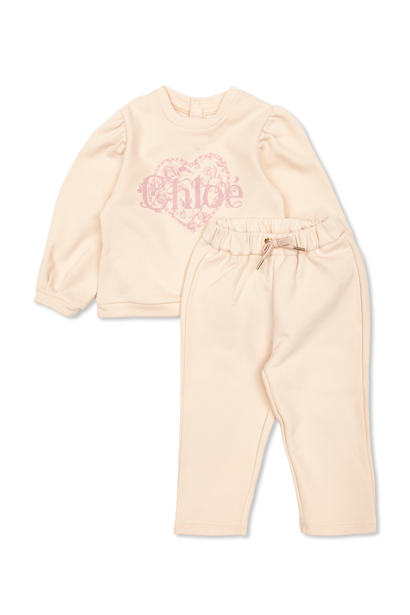 Chloé Kids Komplet: Bluza I Spodnie, Unisex, Różowy