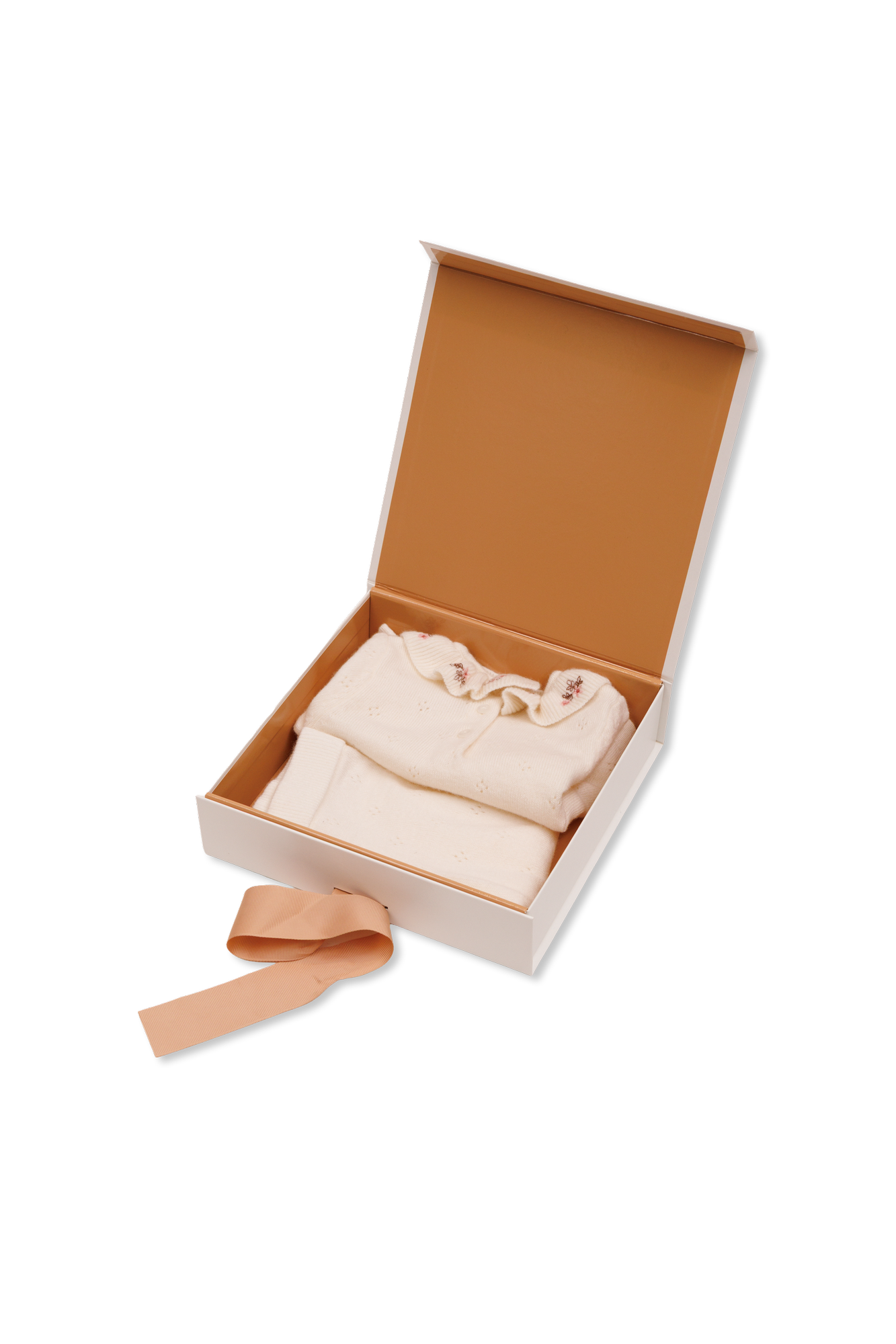 Chloé Kids Komplet Niemowlęcy: Sweter I Spodnie, Unisex, Kremowy