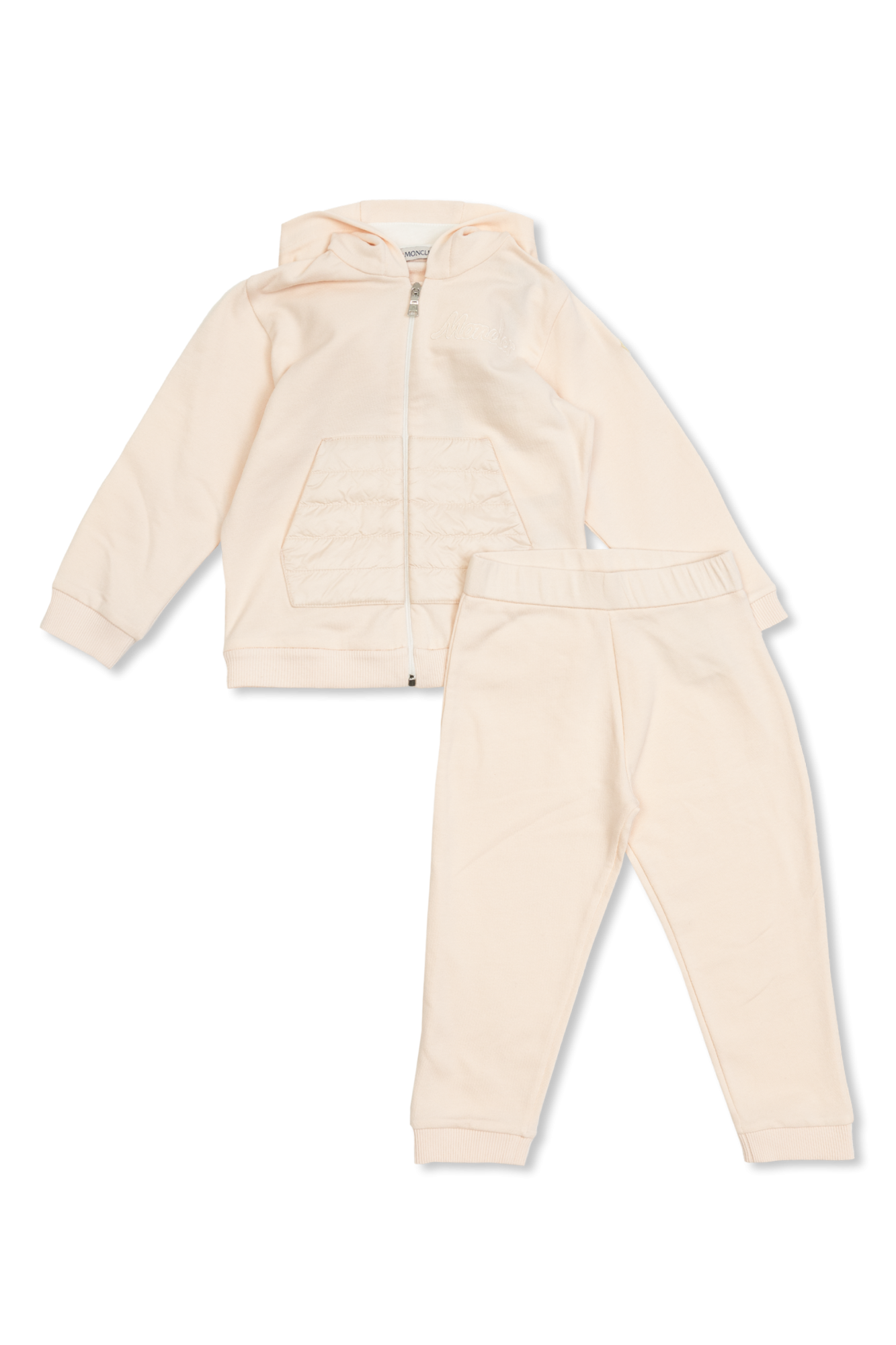 Moncler Enfant Komplet: Bluza I Spodnie Dresowe, Unisex, Różowy