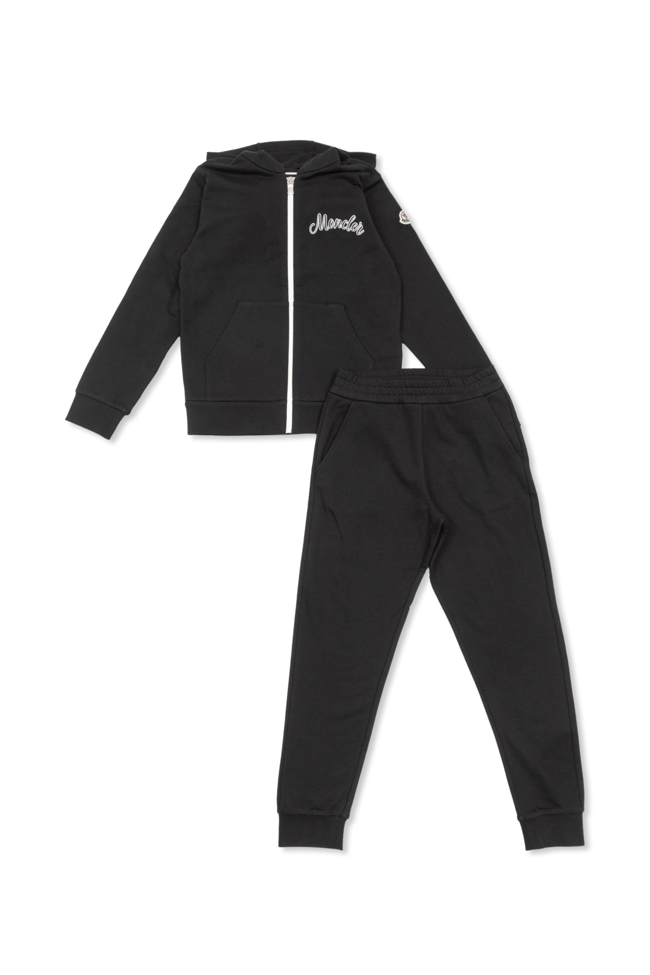 Moncler Enfant Komplet: Bluza I Spodnie Dresowe, Unisex, Czarny