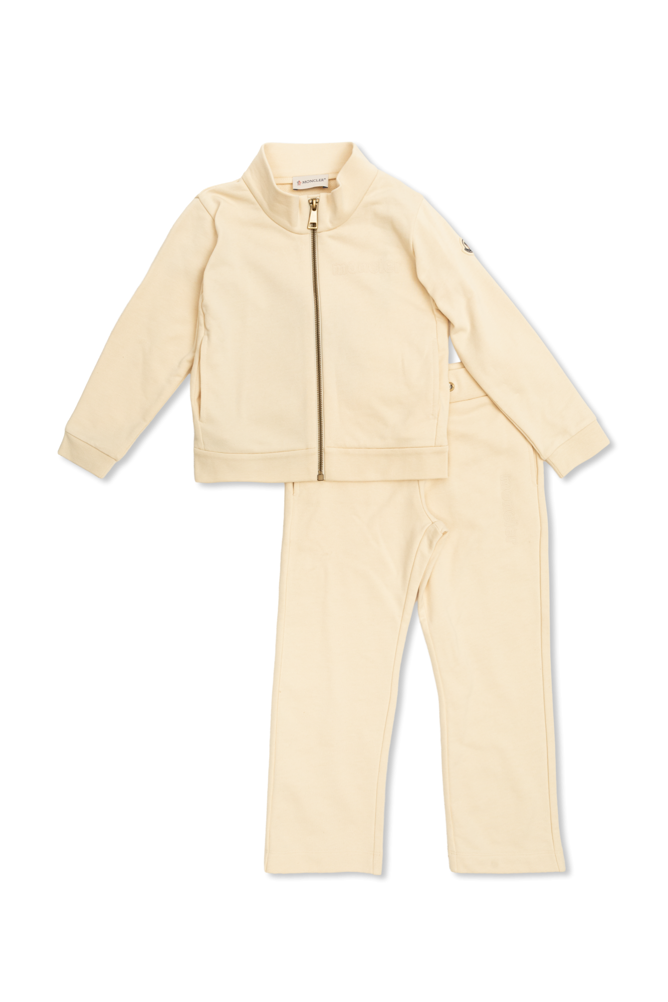 Moncler Enfant Komplet: Bluza I Spodnie, Unisex, Kremowy