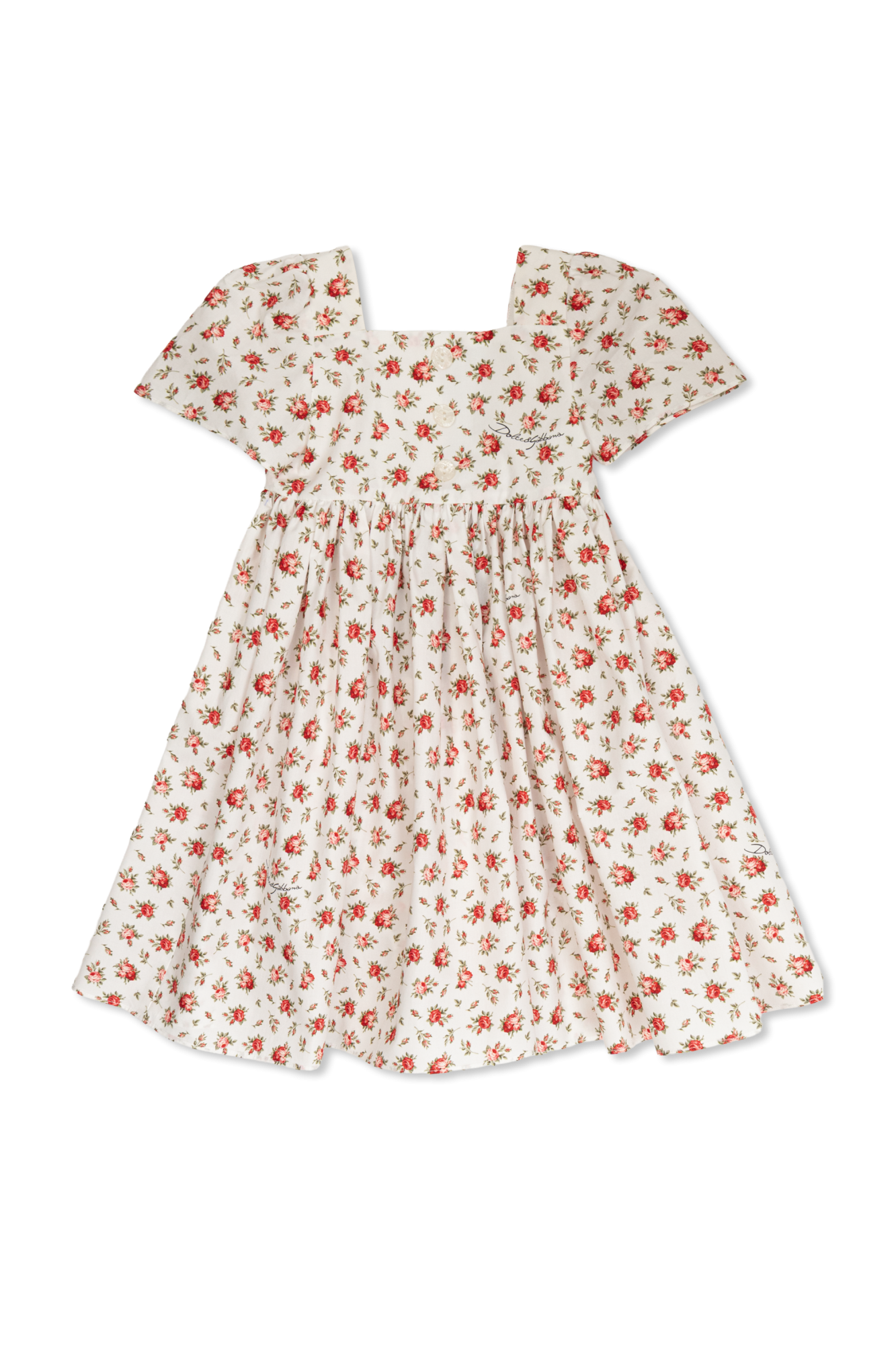 Dolce & Gabbana Kids Komplet: Sukienka I Szorty, Unisex, Kremowy