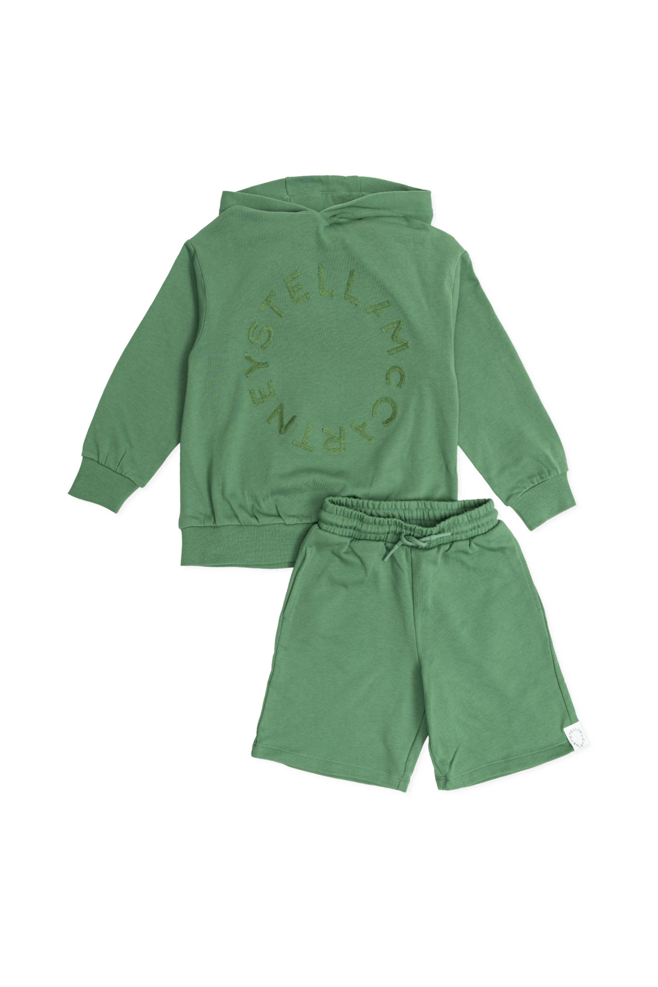 Stella McCartney Kids Komplet: Bluza I Szorty, Unisex, Zielony