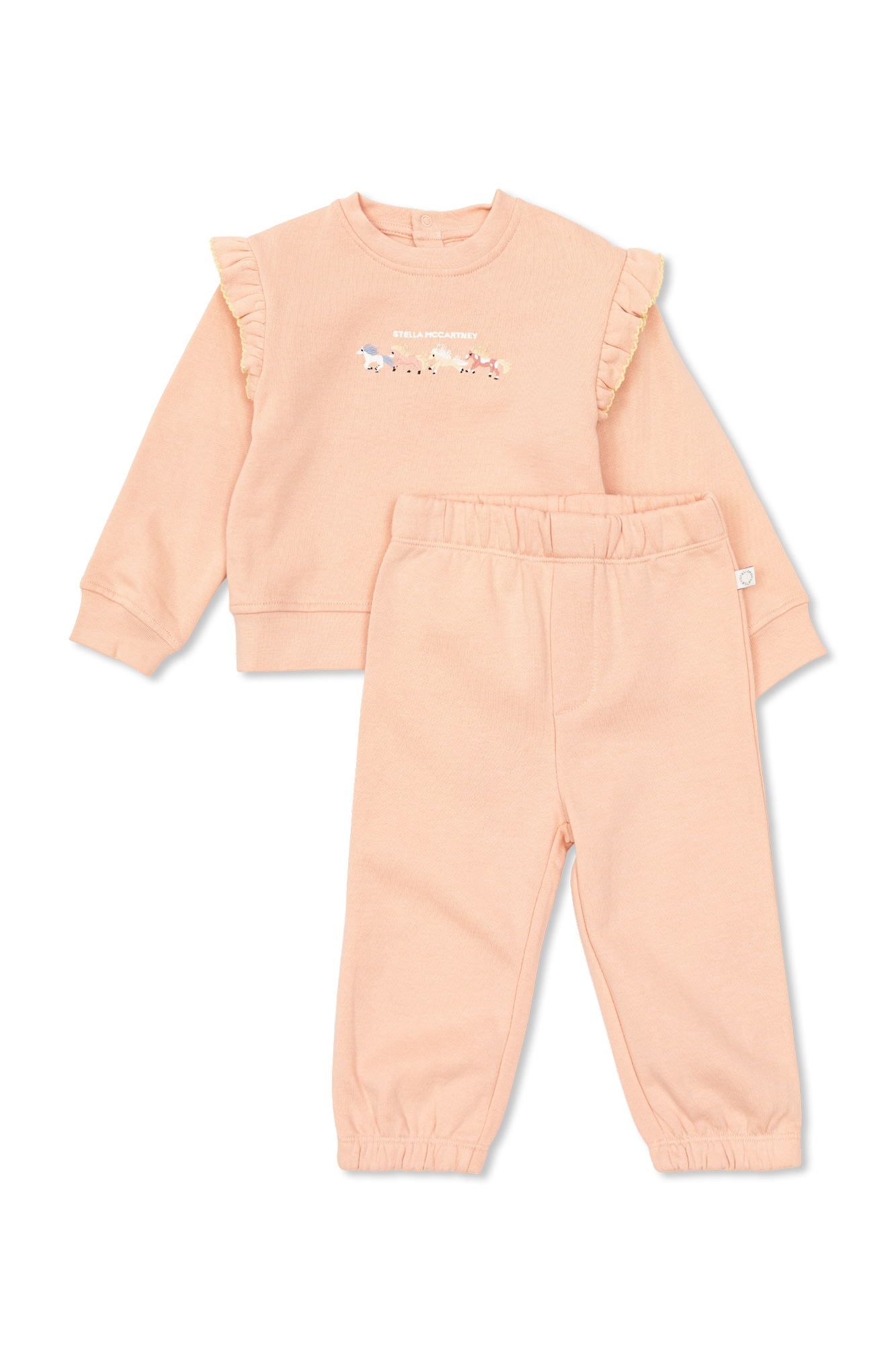Stella McCartney Kids Komplet Dresowy: Bluza I Spodnie, Unisex, Różowy