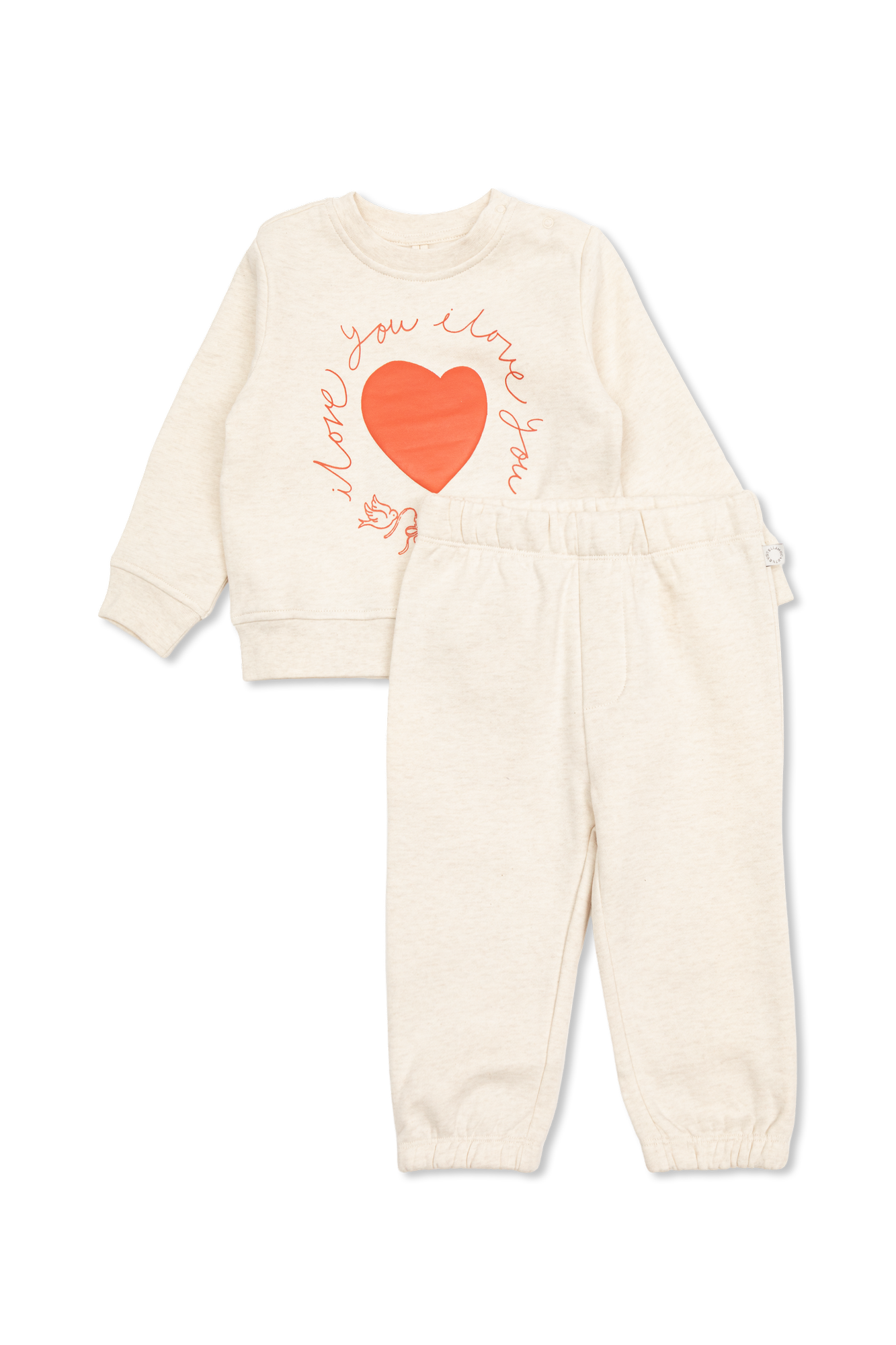 Stella McCartney Kids Komplet Dresowy: Bluza I Spodnie, Unisex, Beżowy