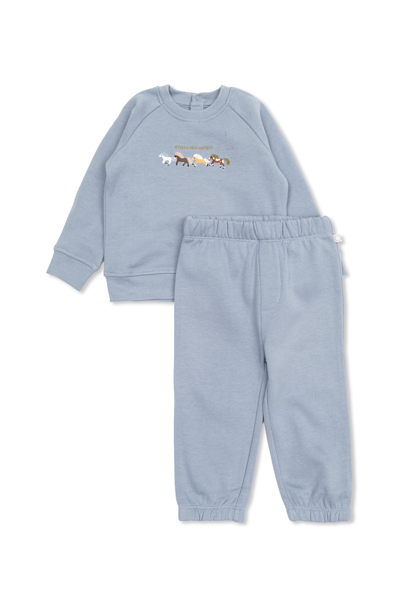 Stella McCartney Kids Komplet Dresowy: Bluza I Spodnie, Unisex, Niebieski